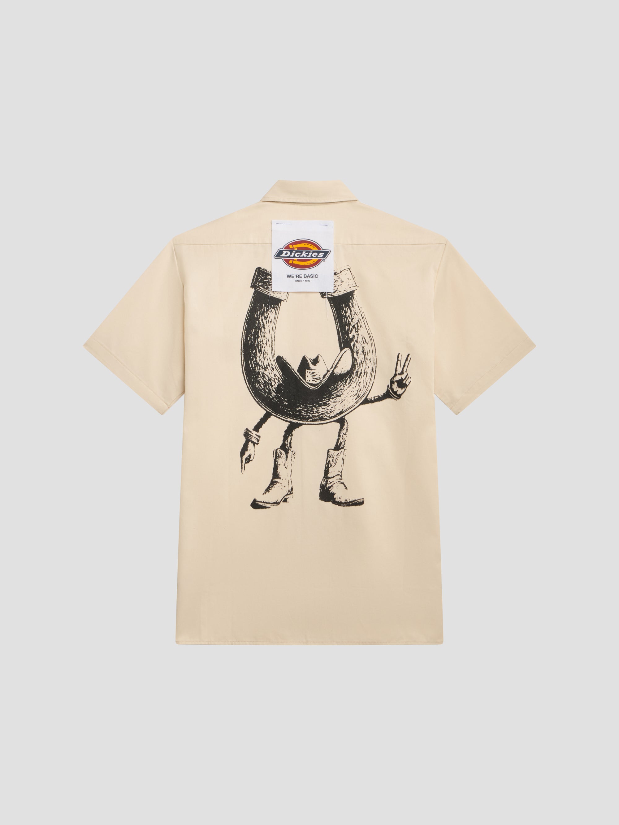 PACC18B502 ~ RASSVET X DICKIES WORK SHIRT - BEIGE