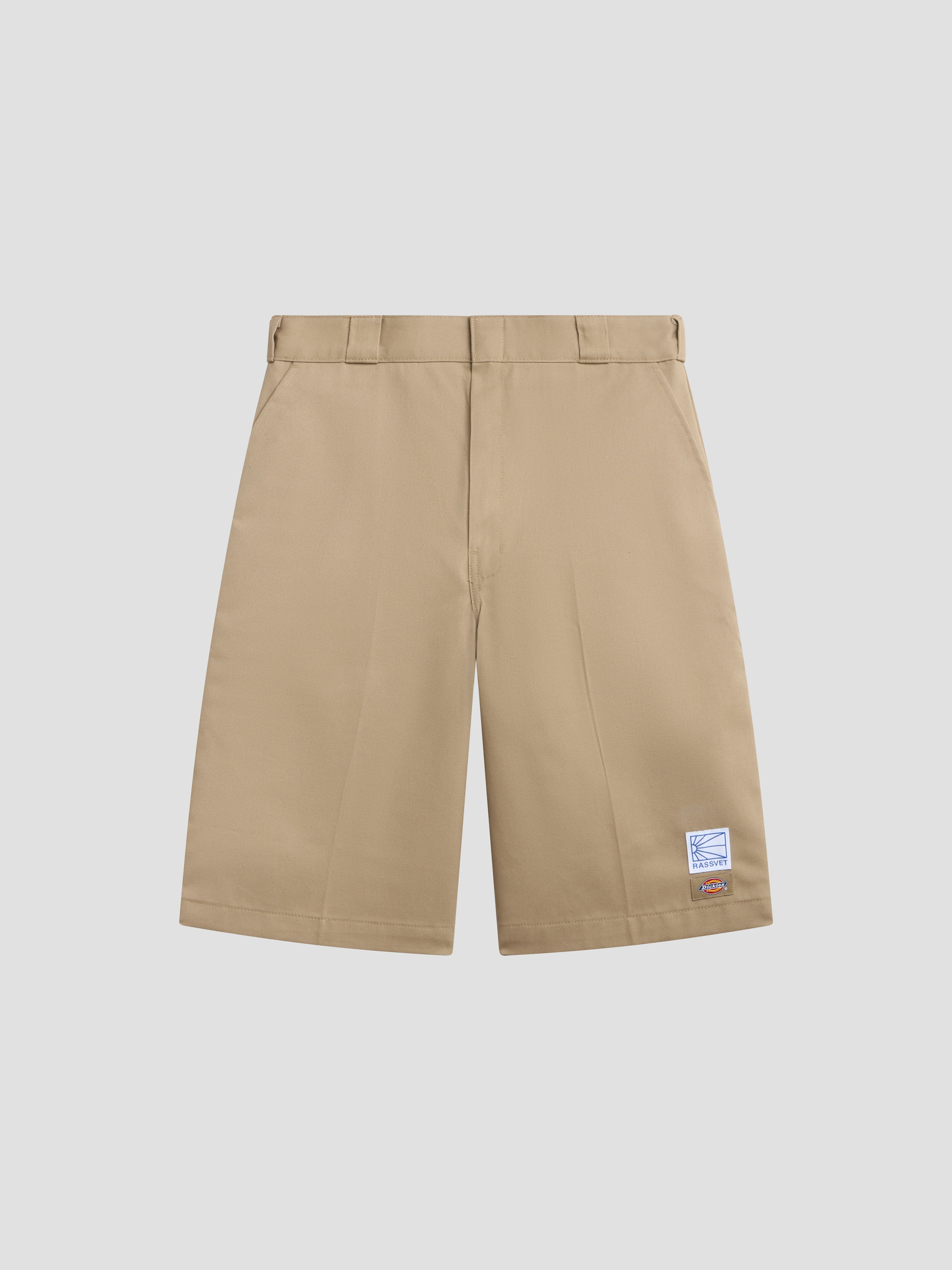 PACC18P504 ~ RASSVET X DICKIES LOOSE FIT WORK SHORT - KHAKI