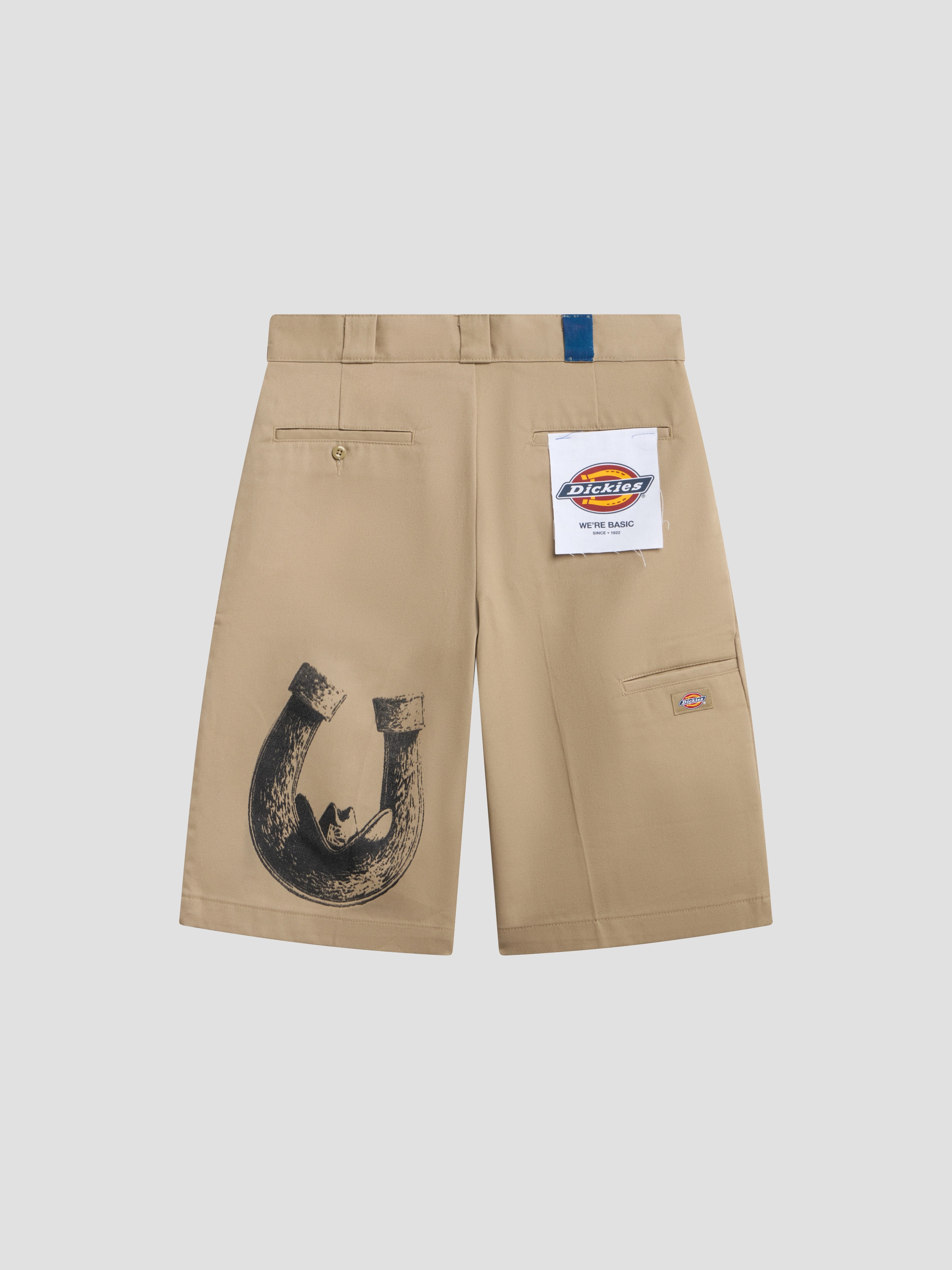 PACC18P504 ~ RASSVET X DICKIES LOOSE FIT WORK SHORT - KHAKI