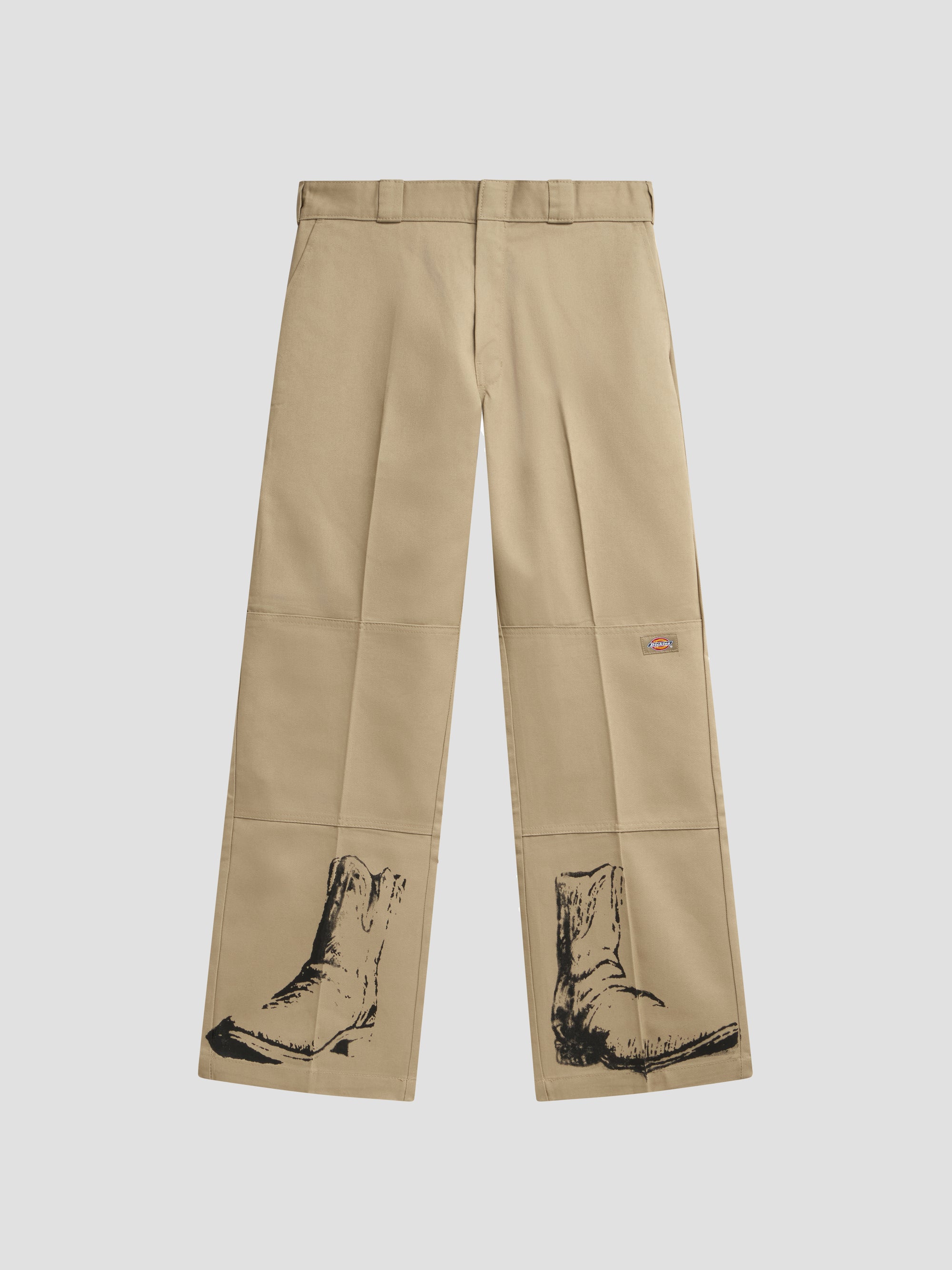 PACC18P502 ~ RASSVET X DICKIES LOOSE FIT DOUBLE KNEE WORK PANT - KHAKI