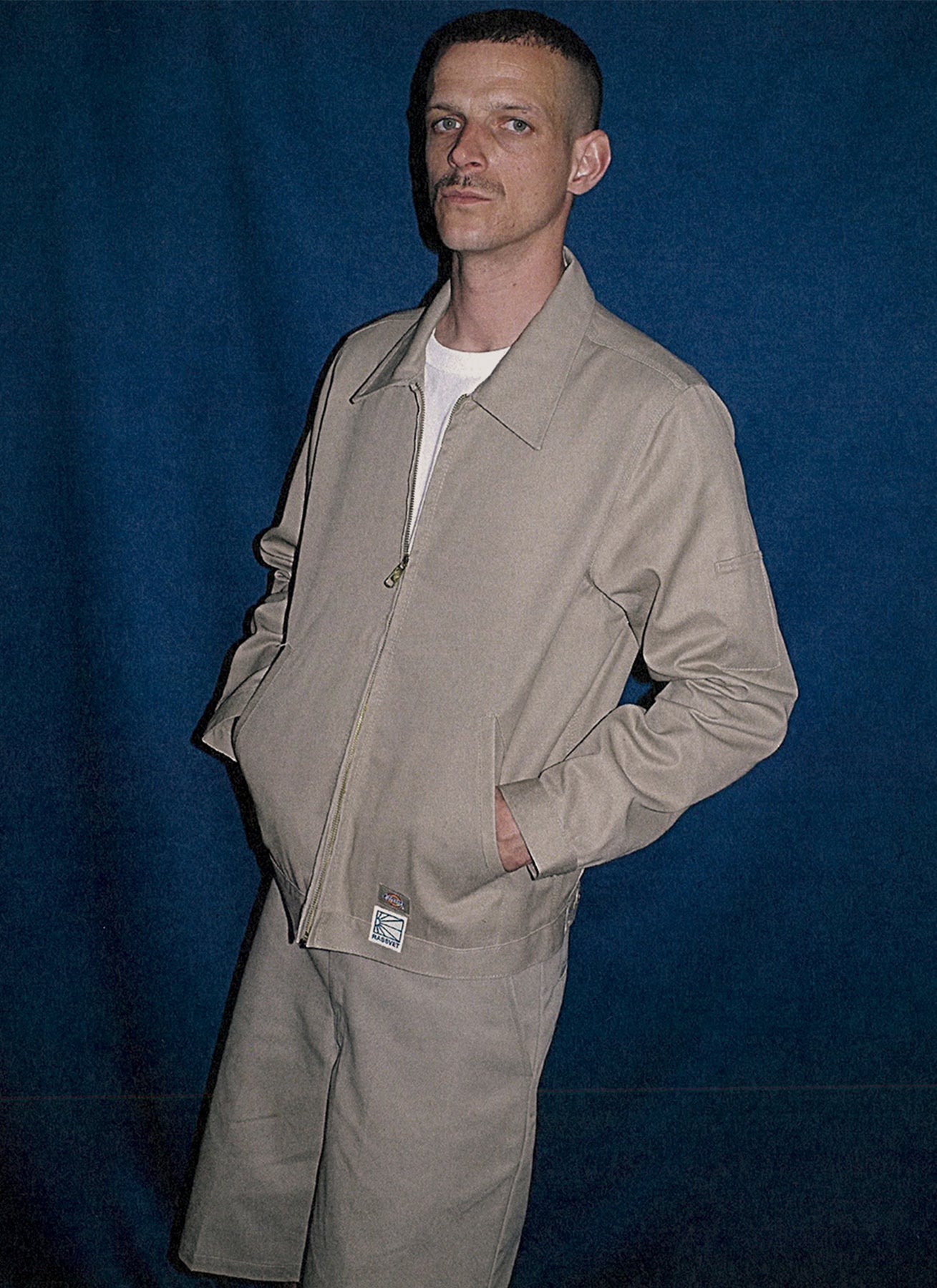 PACC18J502 ~ RASSVET X DICKIES UNLINED EISENHOWER JACKET - KHAKI