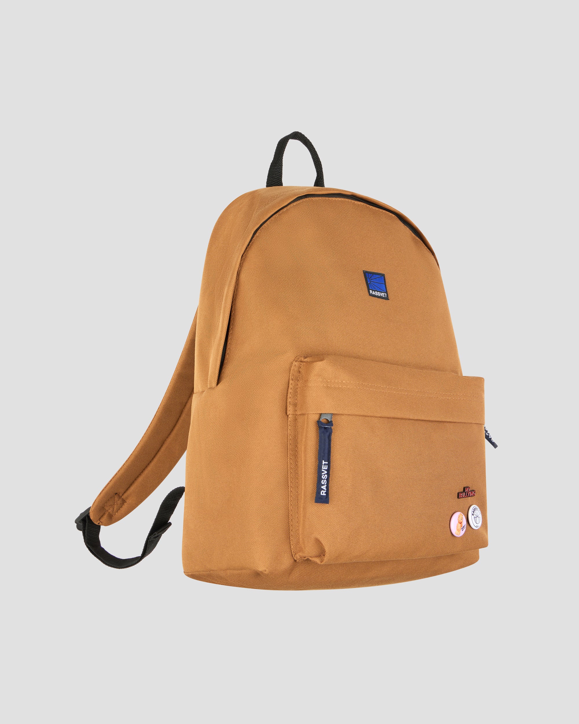 PACC16K027~LOGO BACKPACK - CARAMEL