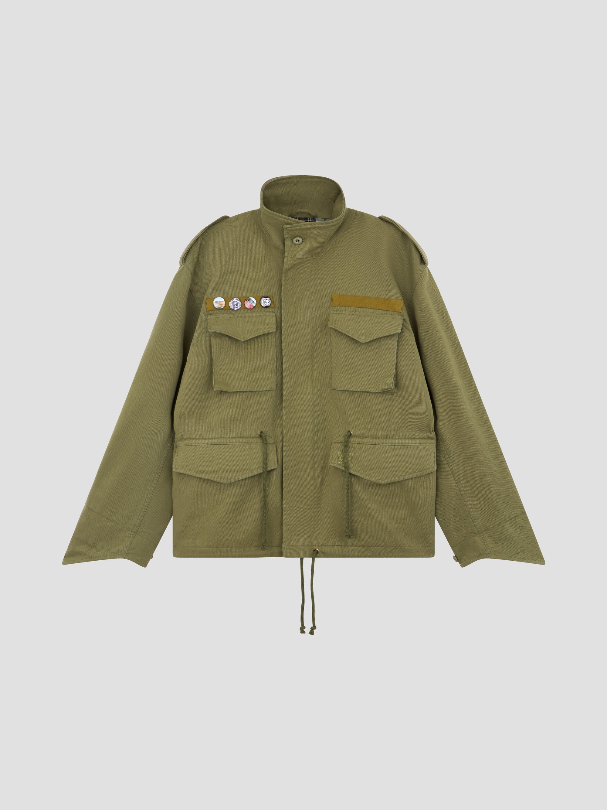 PACC17J003 ~ MILITARY JACKET - OD GREEN
