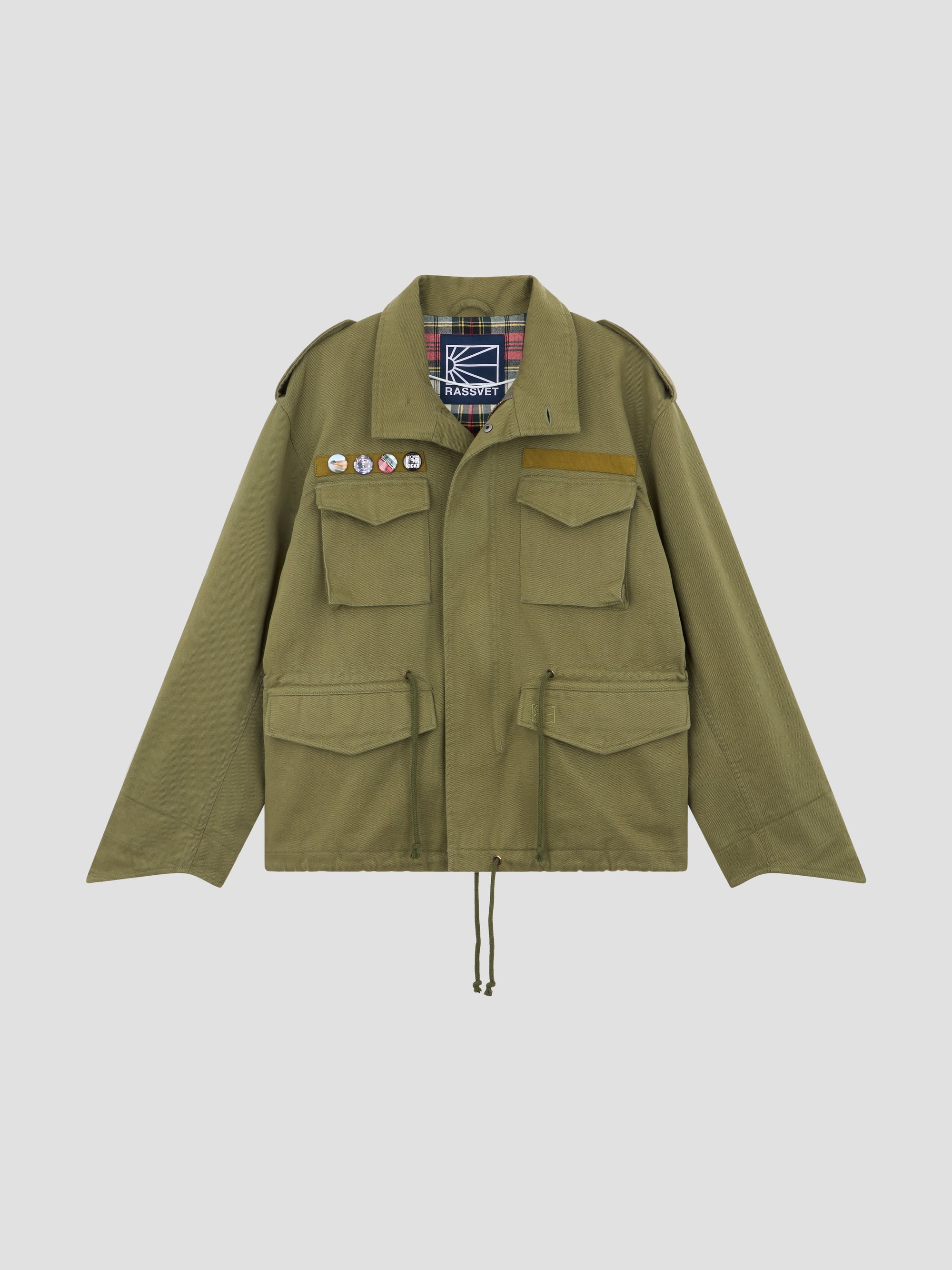 PACC17J003 ~ MILITARY JACKET - OD GREEN