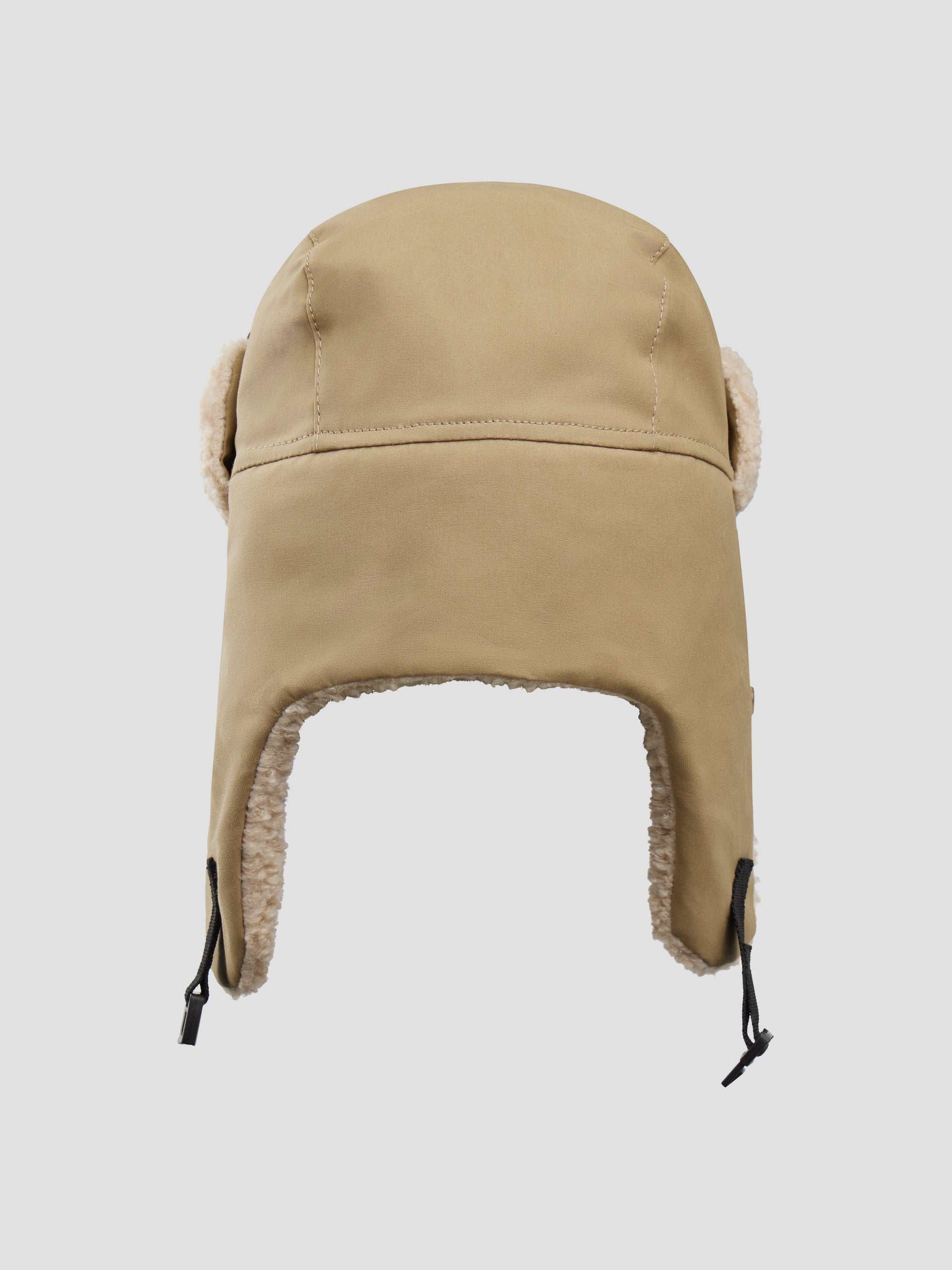 PACC17K004 ~ WAXED TRAPPER HAT - BEIGE
