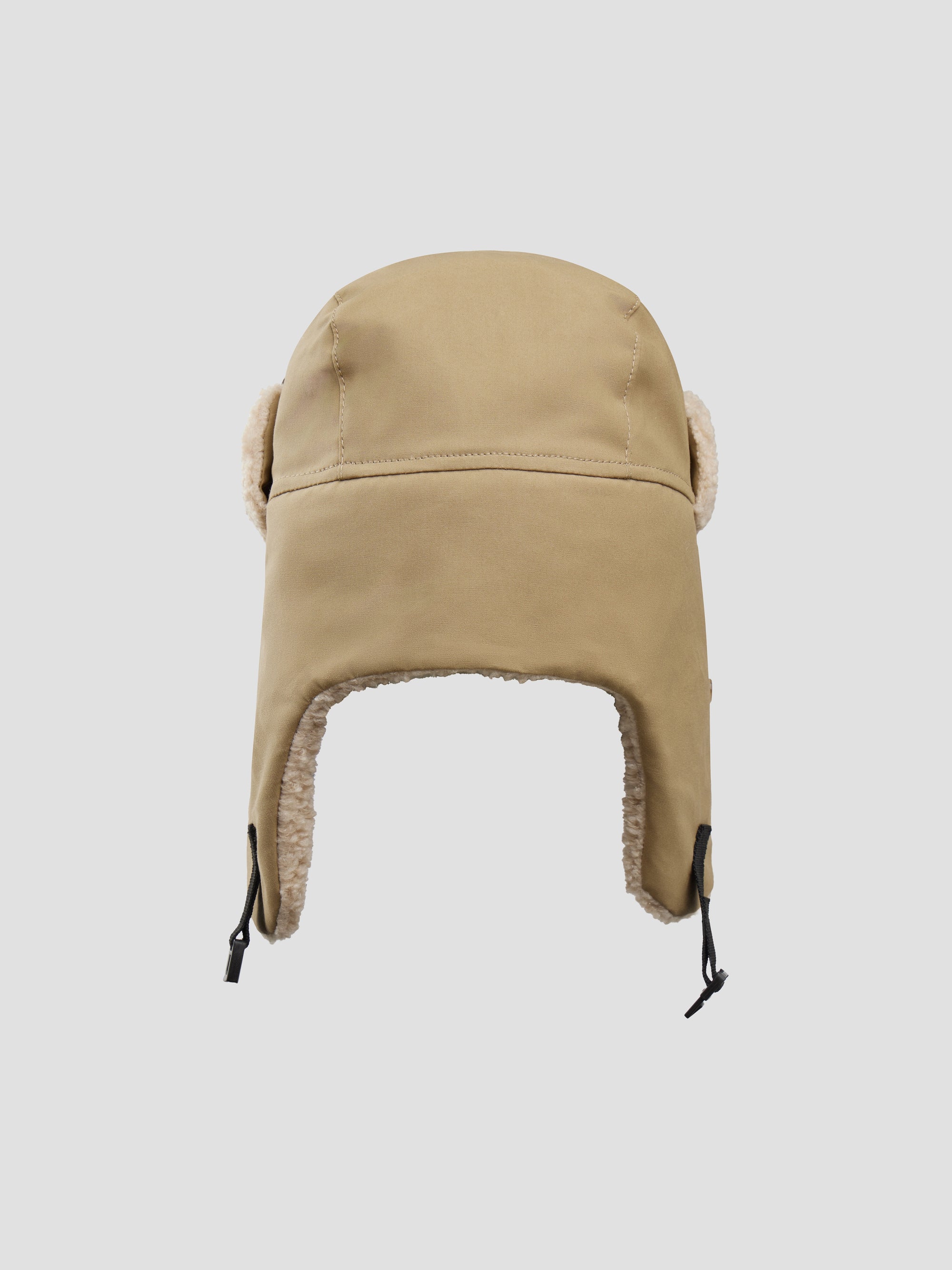 PACC17K004 ~ WAXED TRAPPER HAT - BEIGE
