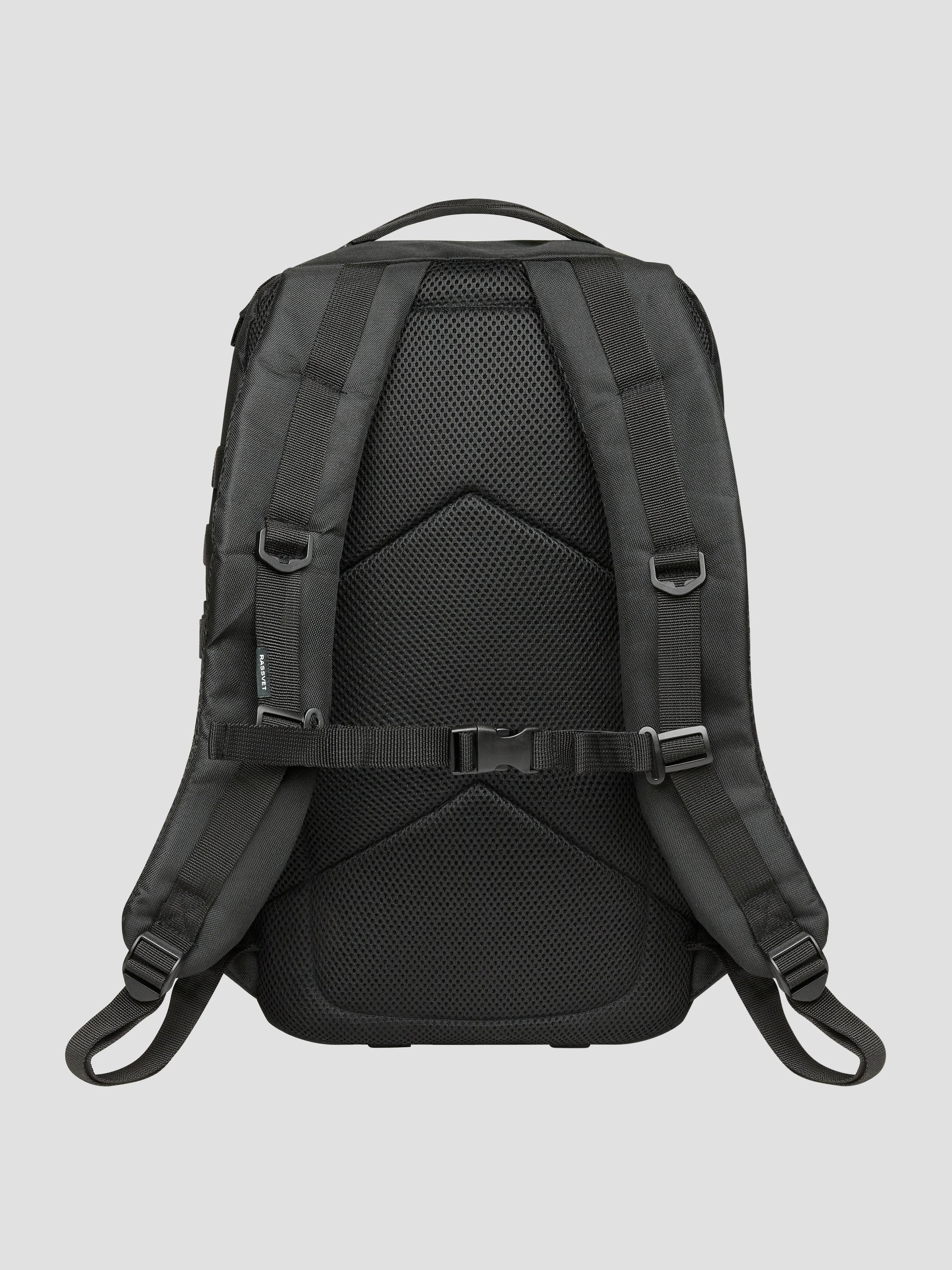 PACC17K031 ~ MILITARY BACKPACK - BLACK
