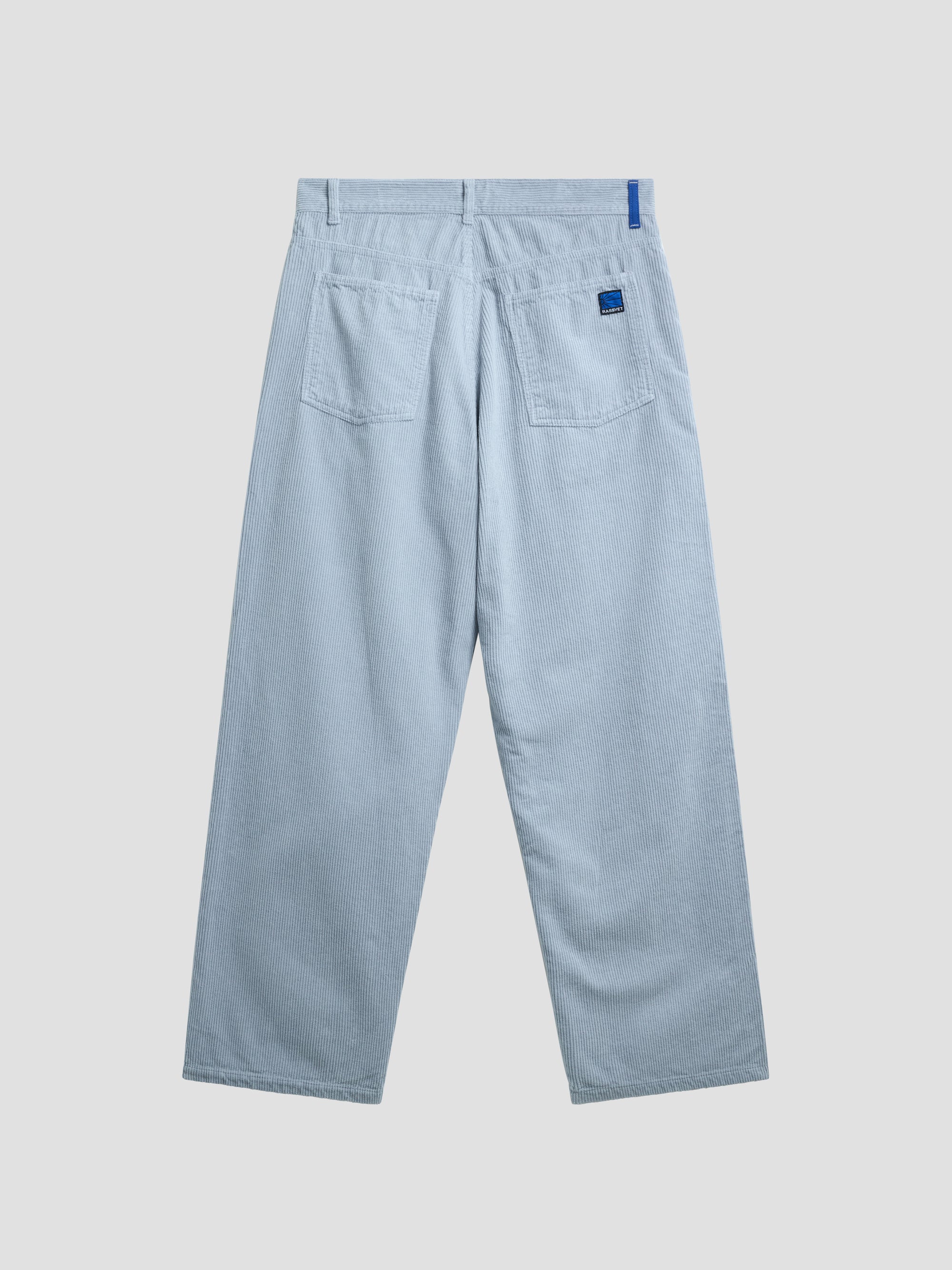 PACC17P006 ~ RELAXED CORDUROY PANTS - LIGHT BLUE