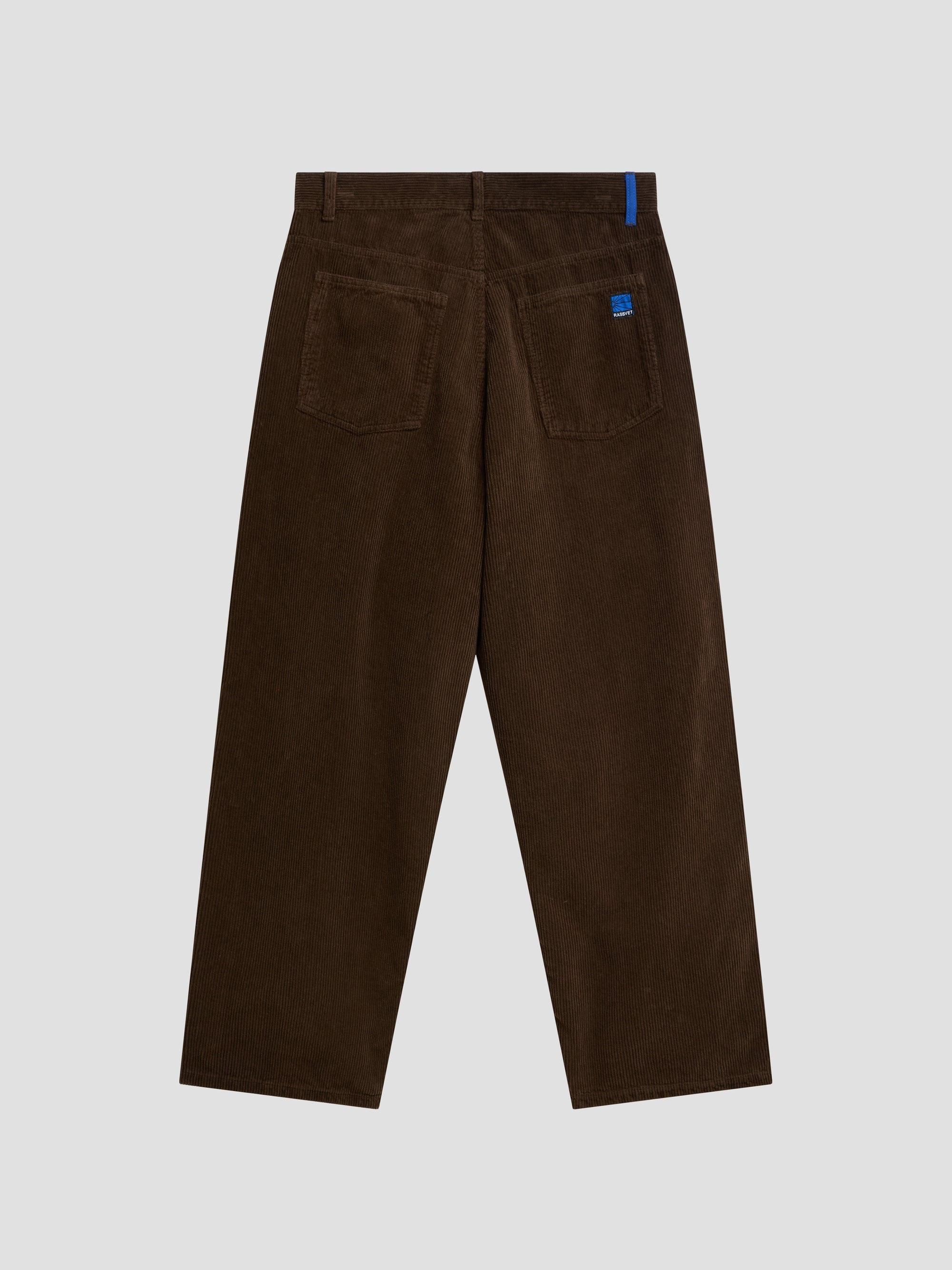 PACC17P006 ~ RELAXED CORDUROY PANTS - BROWN