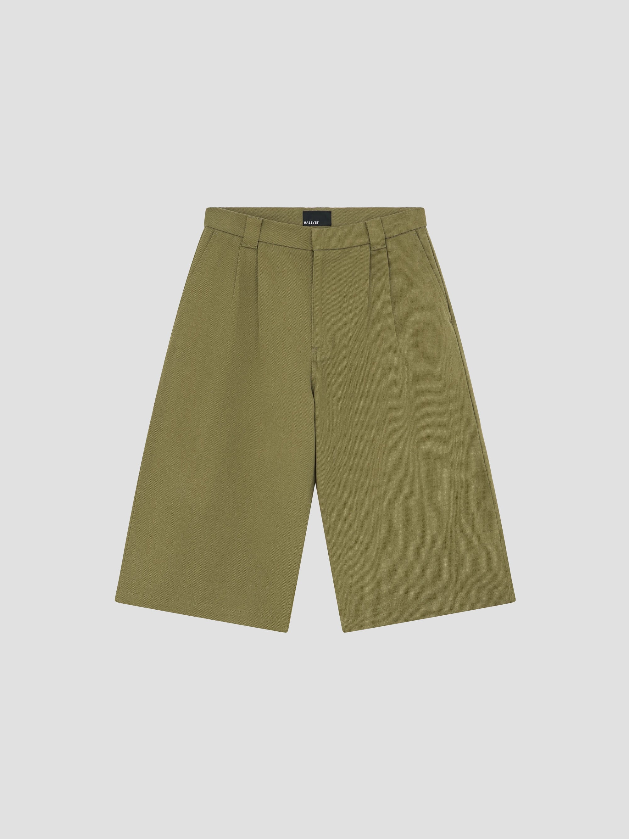 PACC17P007 ~ TWILL THREE QUARTER PANT – OLD GREEN
