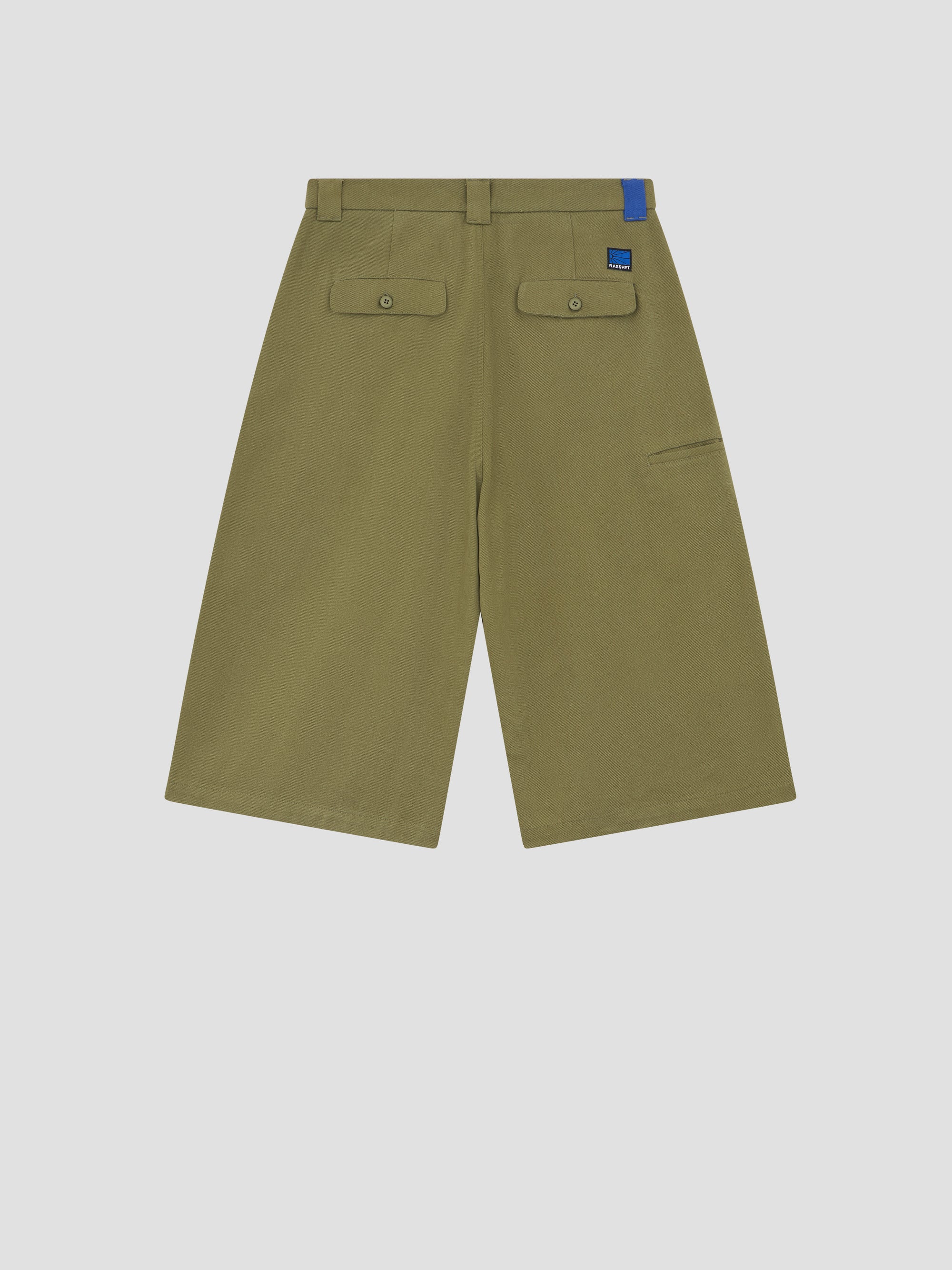 PACC17P007 ~ TWILL THREE QUARTER PANT – OLD GREEN