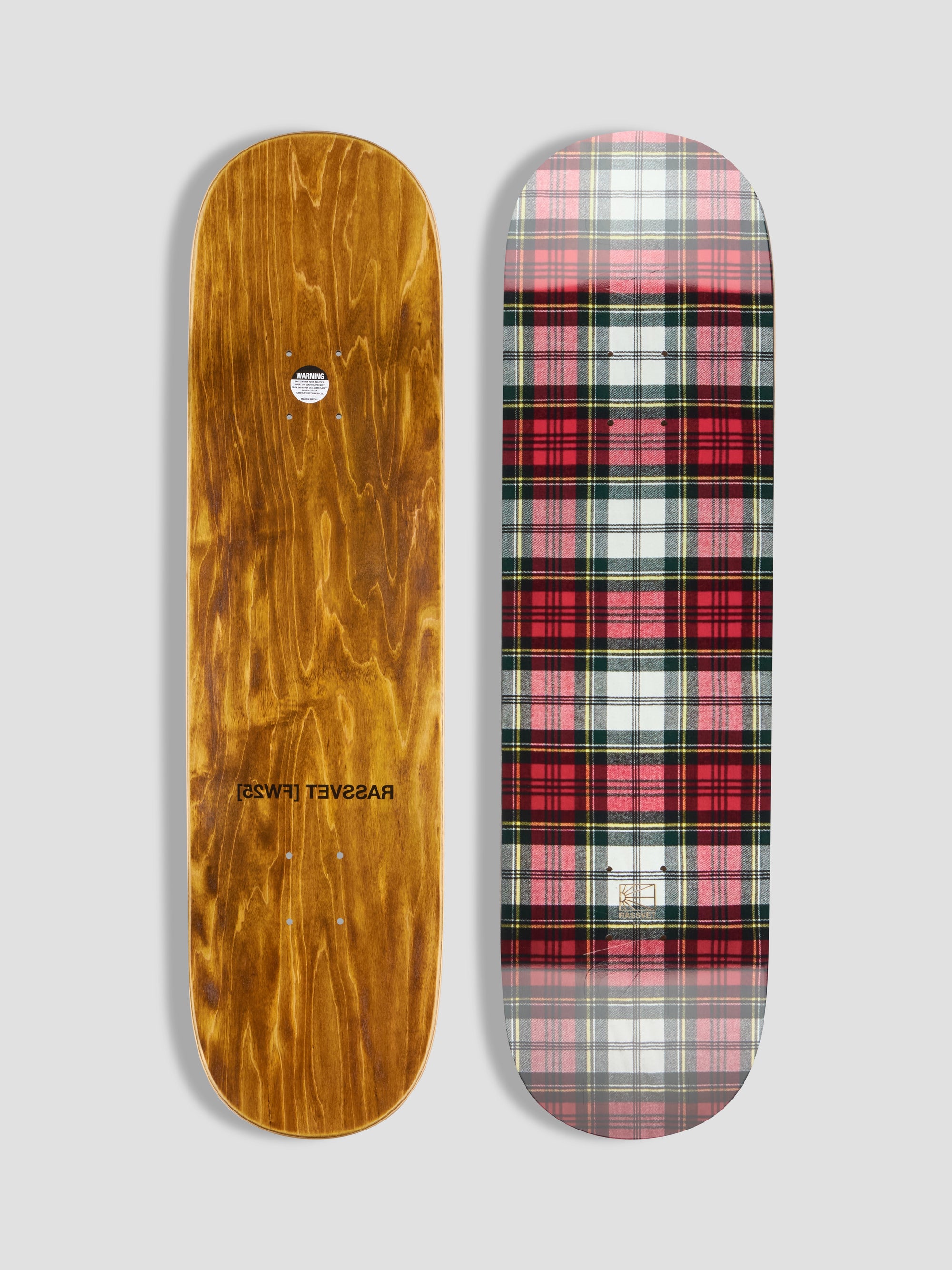 PACC17SK07 ~ PLAID COLLECTION TEAM DECK - 8.375