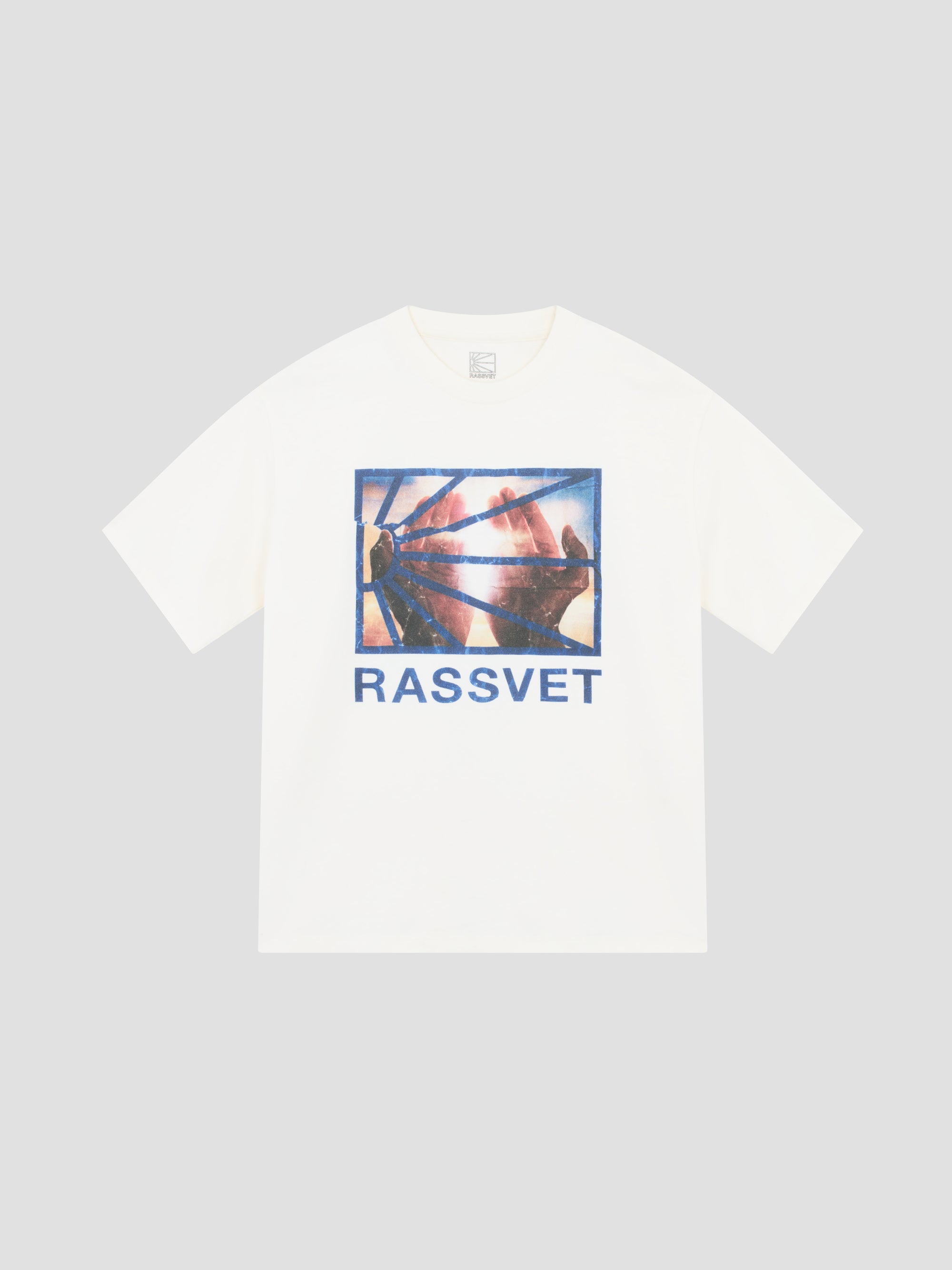 PACC17T001 ~ HANDS LOGO TEE - OFF WHITE