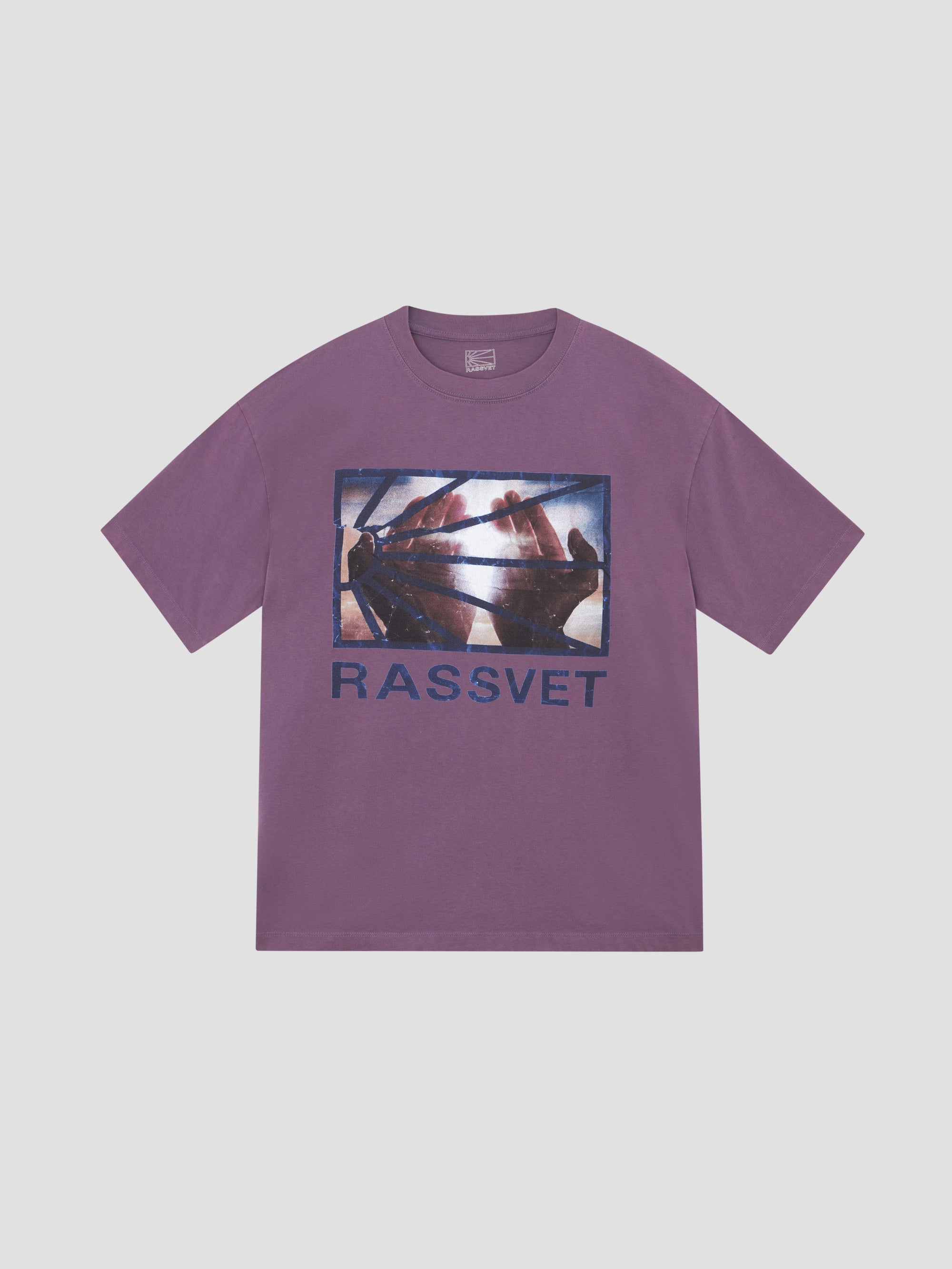 PACC17T001 ~ HANDS LOGO TEE - PURPLE