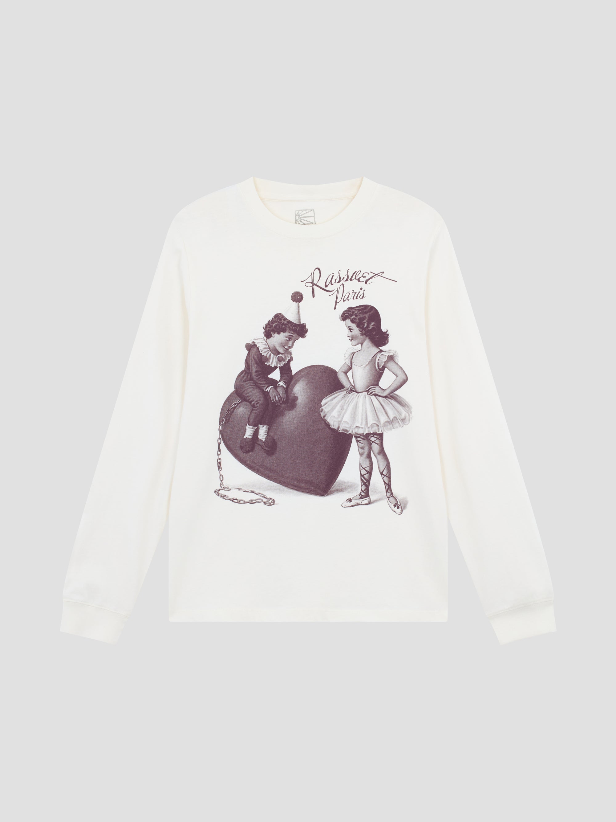 PACC17T010 ~ UNCHAINED LS TEE - OFF WHITE