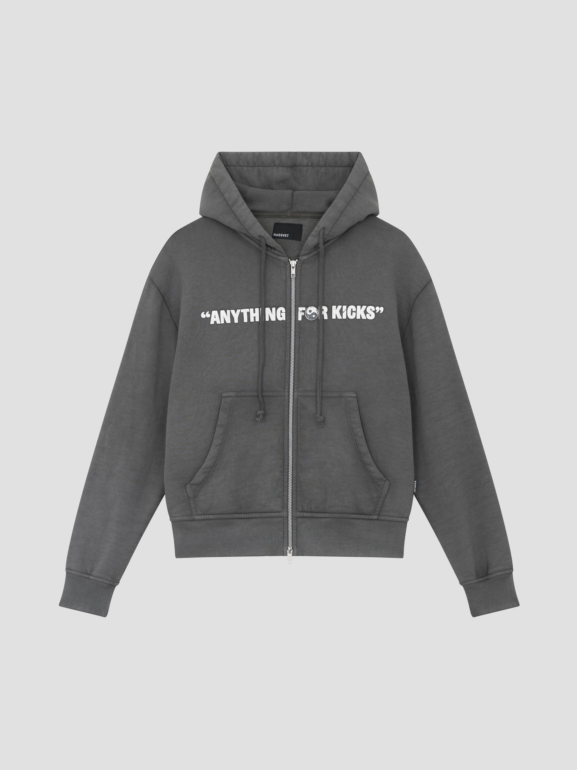 PACC17T027 ~ DOJO ZIP HOODIE - BLACK