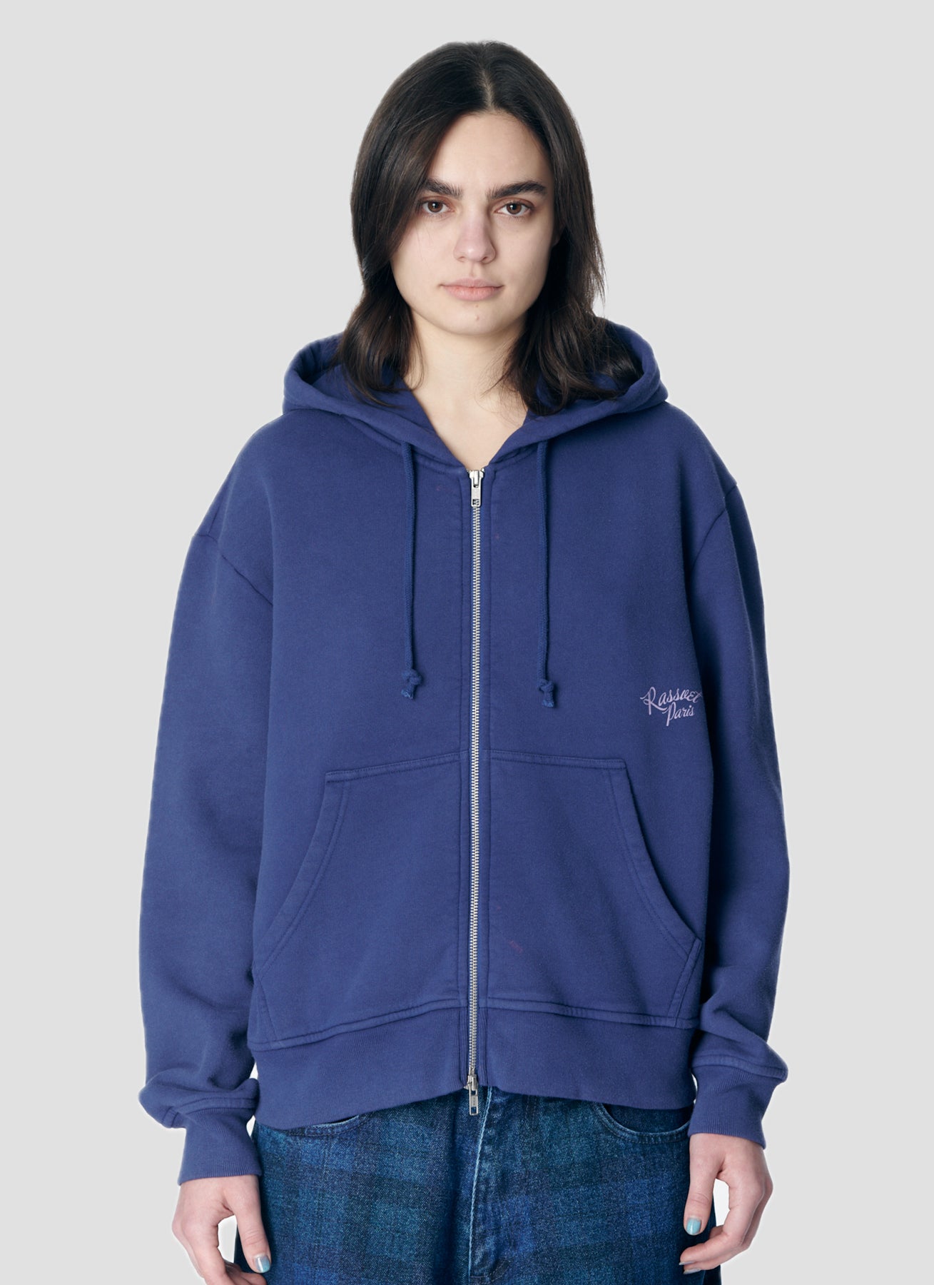 PACC17T026 ~ UNCHAINED ZIP HOODIE - NAVY