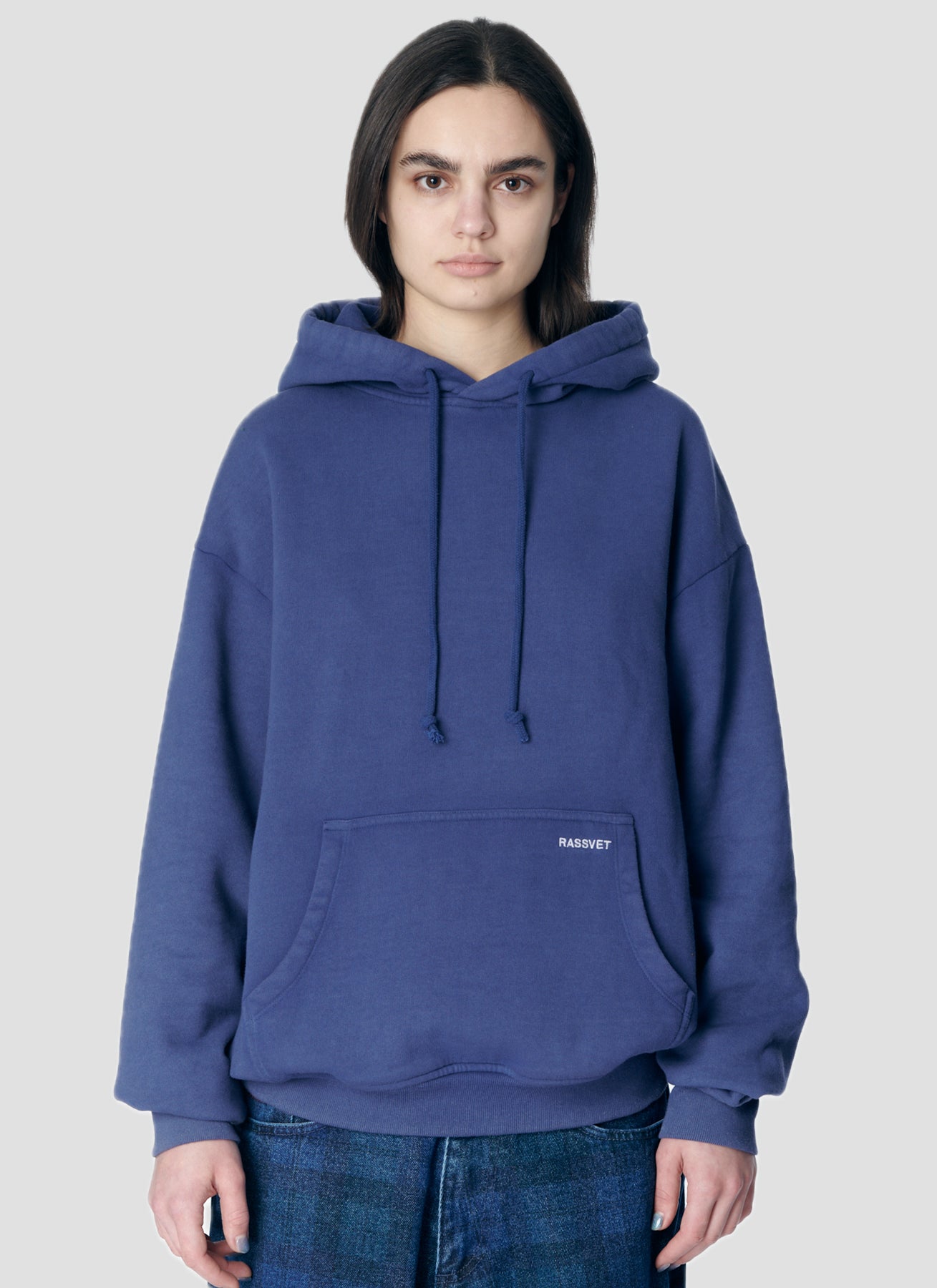PACC17T021 ~ HANDS LOGO HOODIE - NAVY