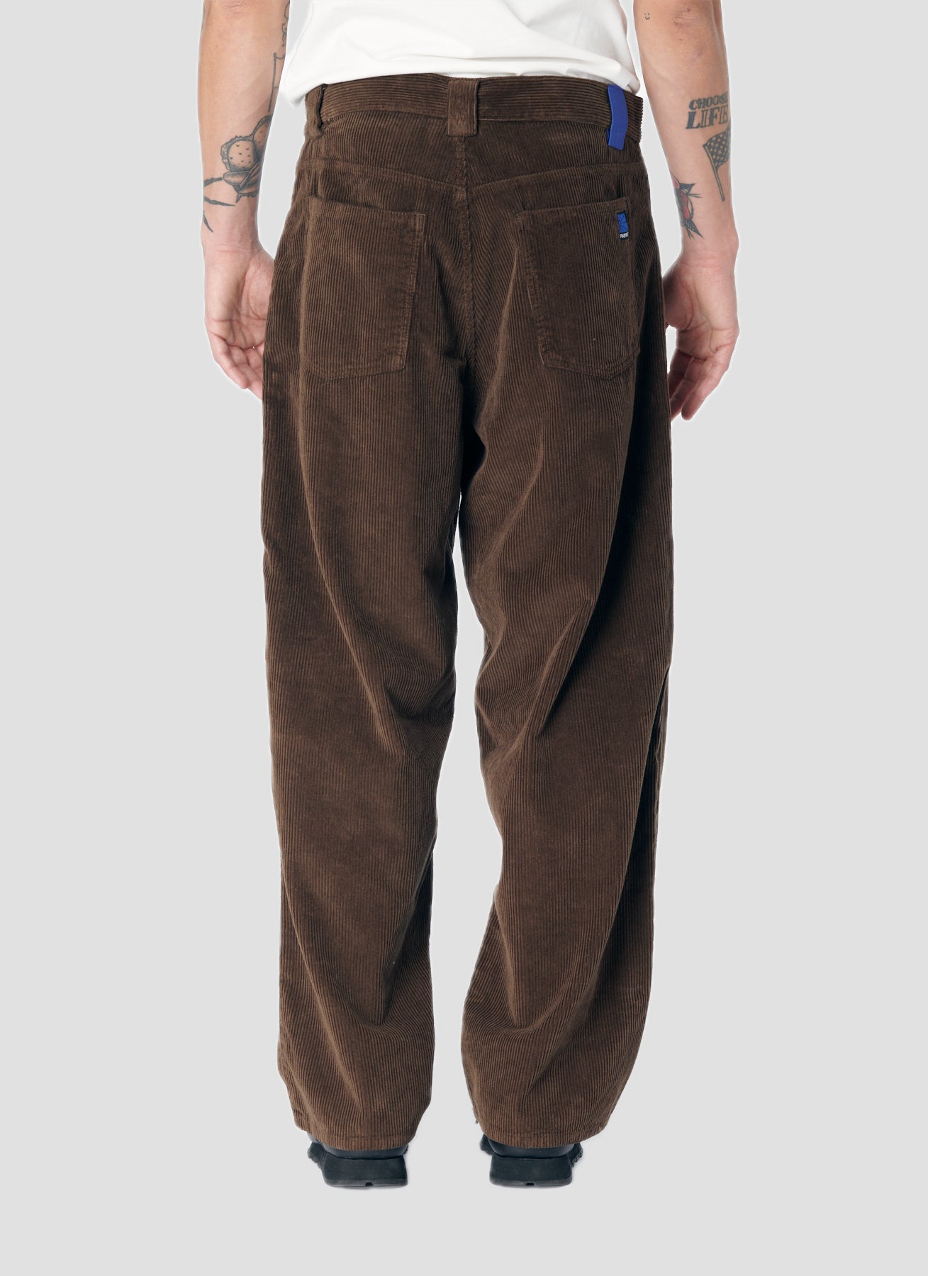 PACC17P006 ~ RELAXED CORDUROY PANTS - BROWN