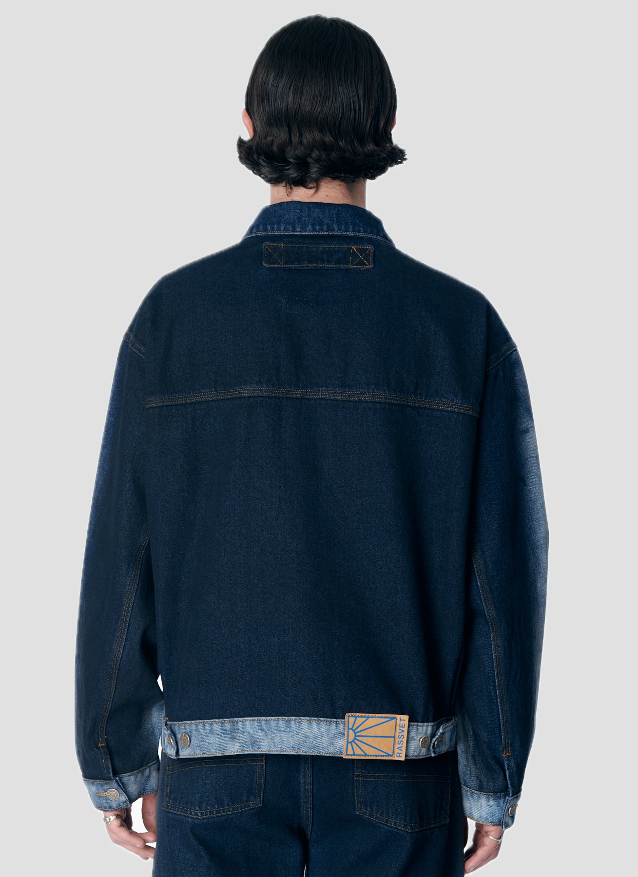 PACC17J011 ~ WASHED DENIM JACKET - BLUE