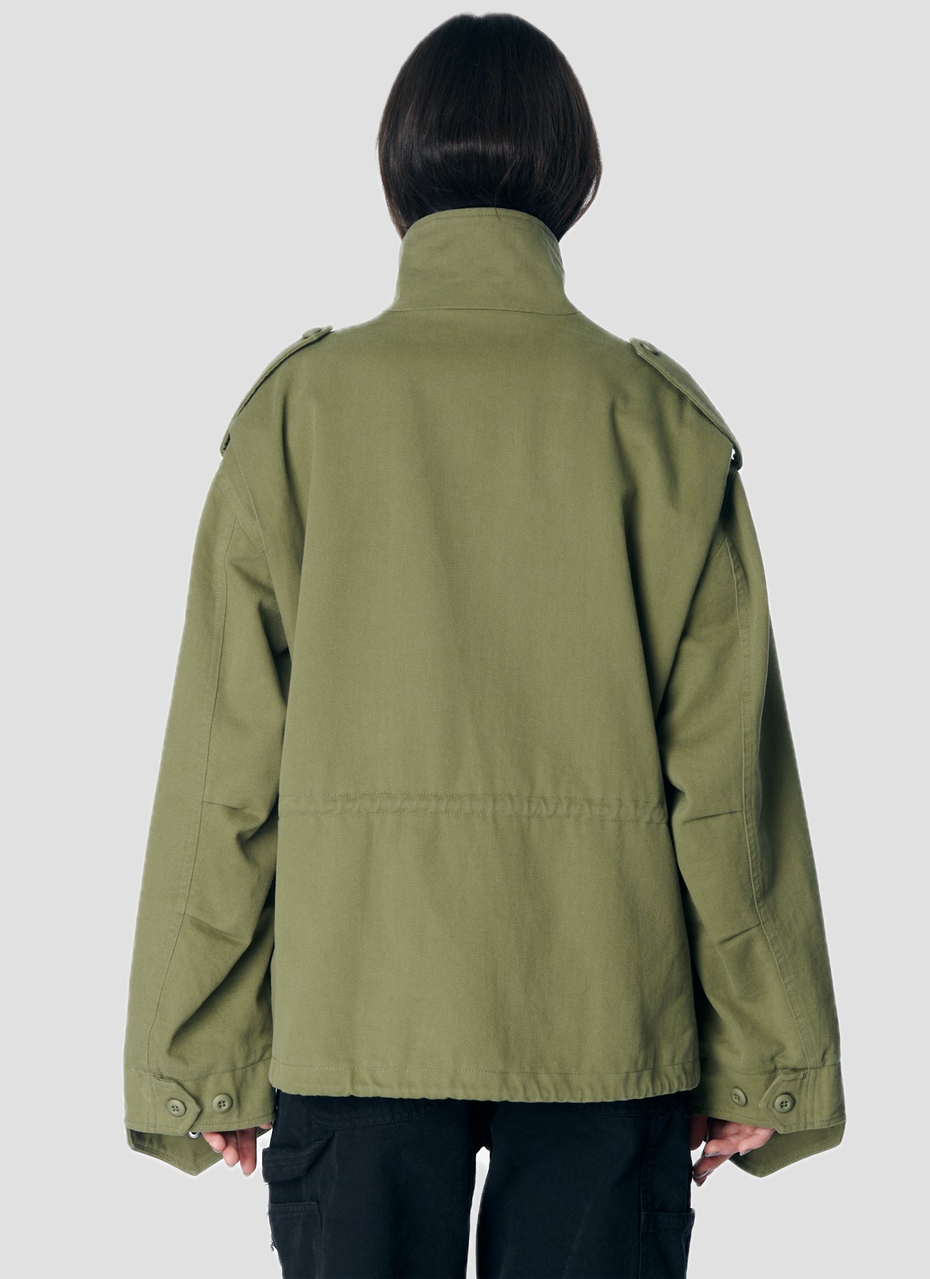 PACC17J003 ~ MILITARY JACKET - OD GREEN