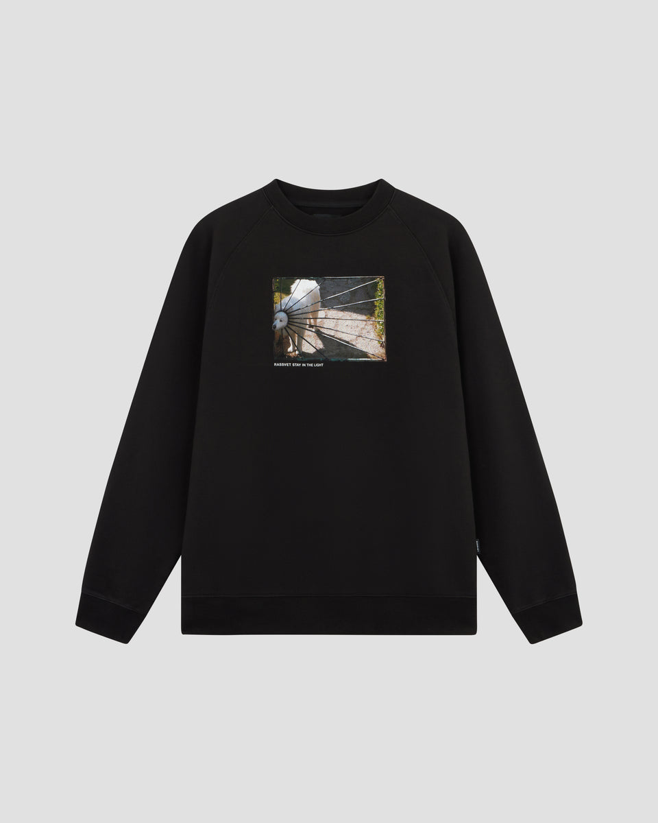 スケートボード RASSVET / PACCBET LOGO CREW KNIT Blue Rassvet Logo Crewneck | SVD