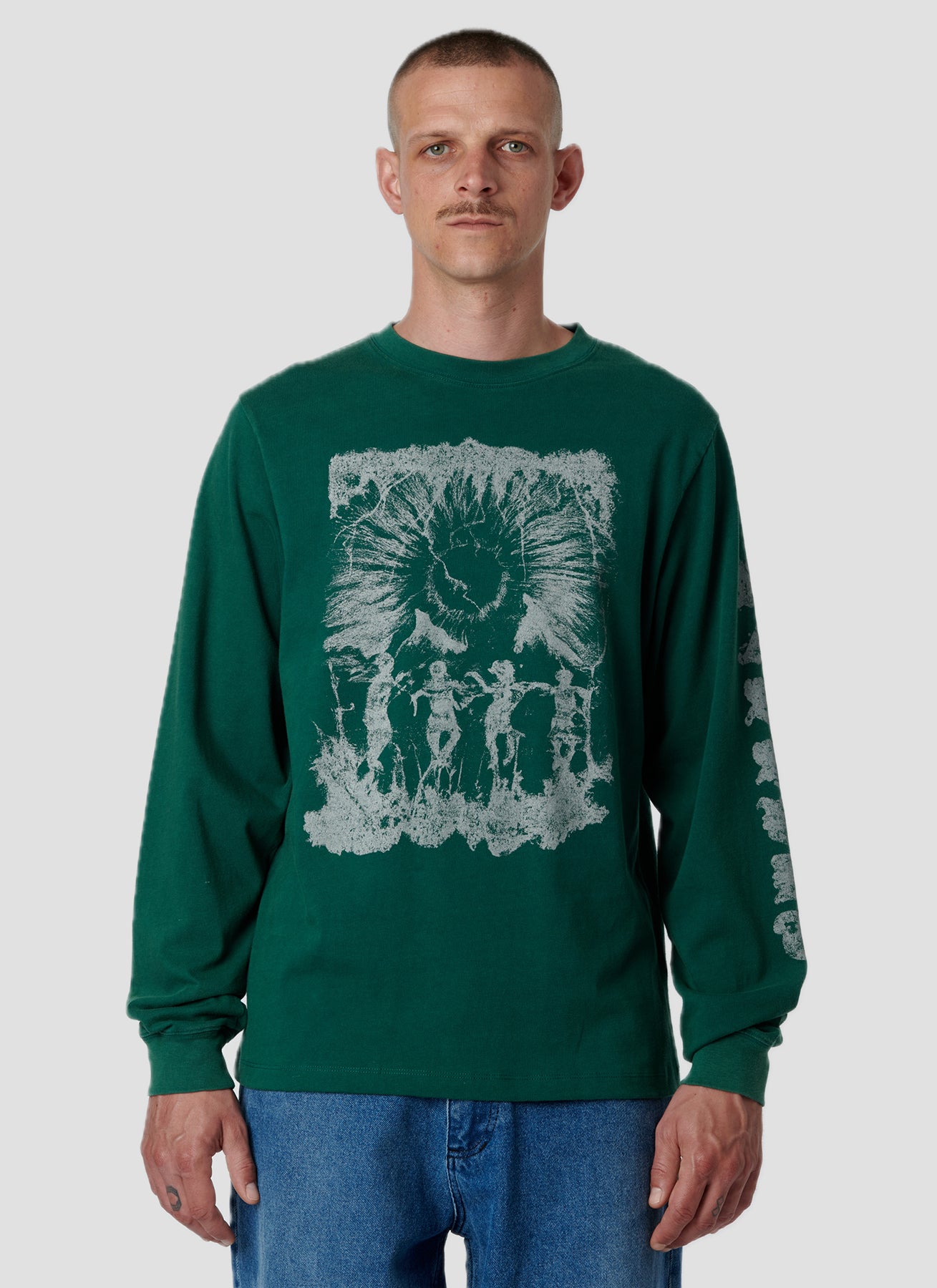 PACC18T012 ~ SUN DANCE LS TEE - GREEN