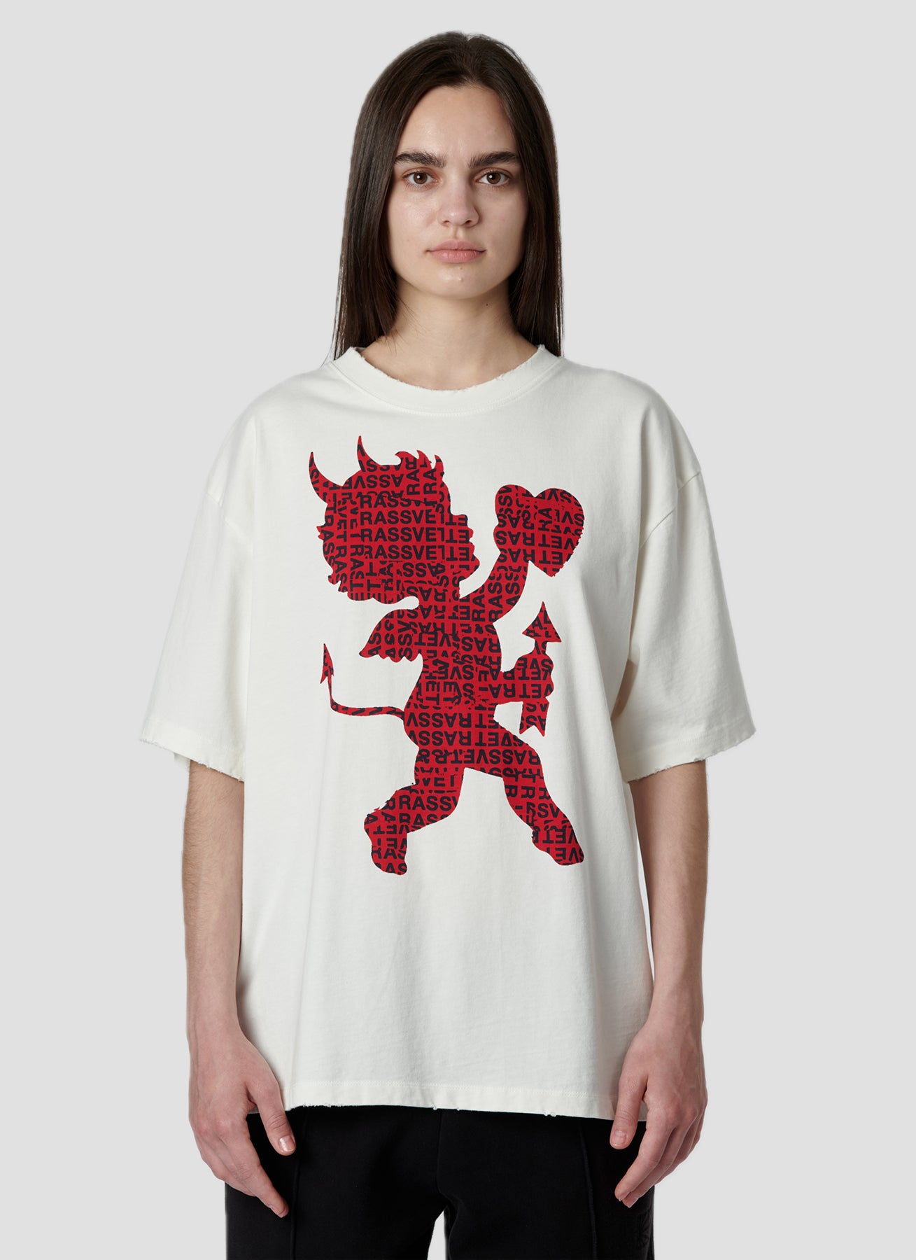 PACC18T007 ~ DEVIL TEE - WHITE