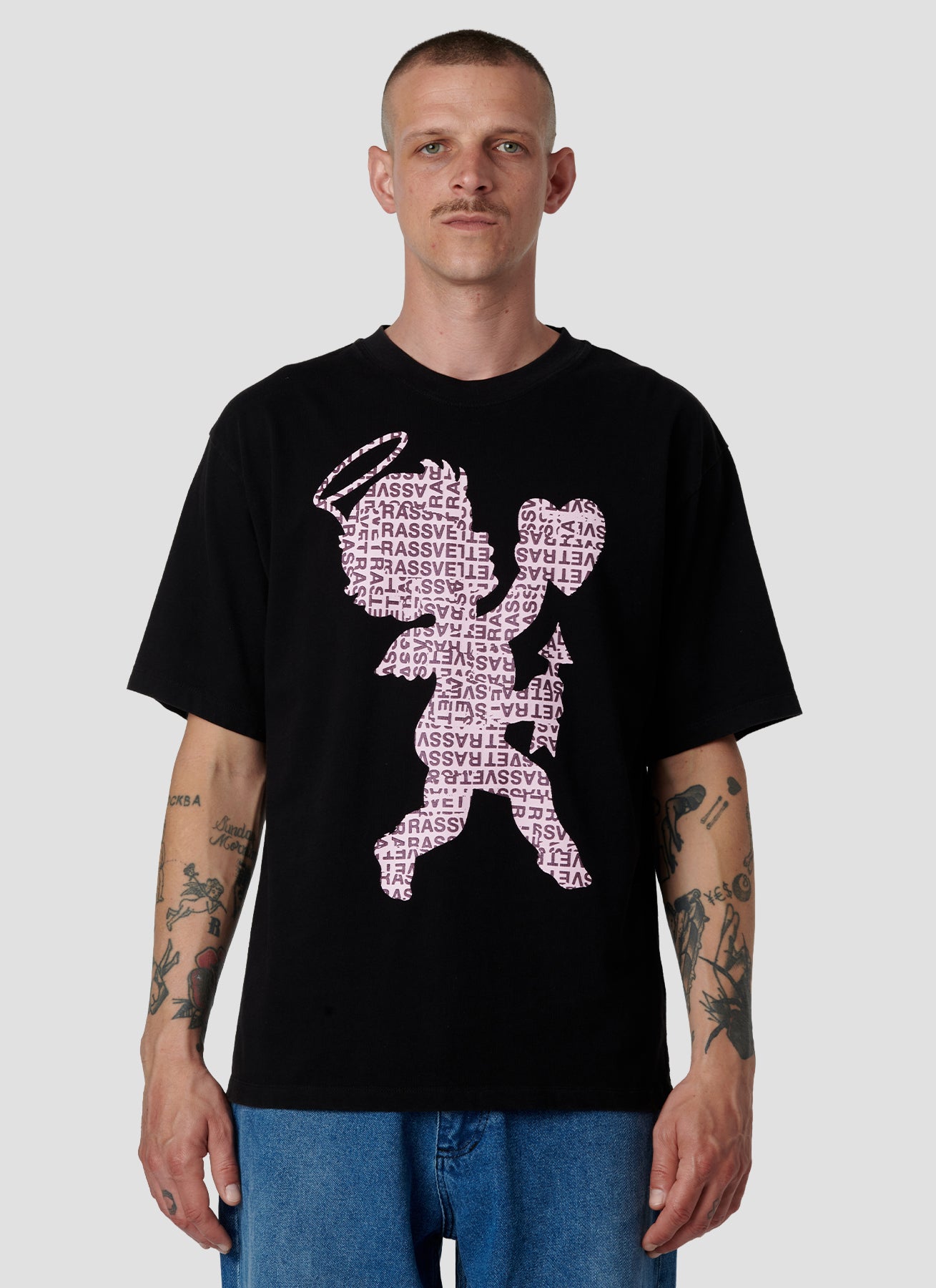 PACC18T006 ~ CUPID TEE - BLACK