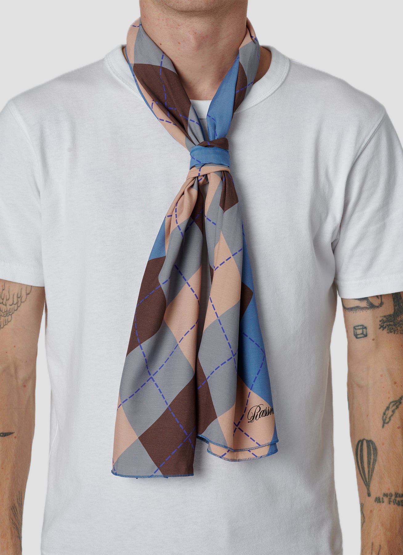 PACC18K015 ~ SPRING SILK SCARF - MULTI