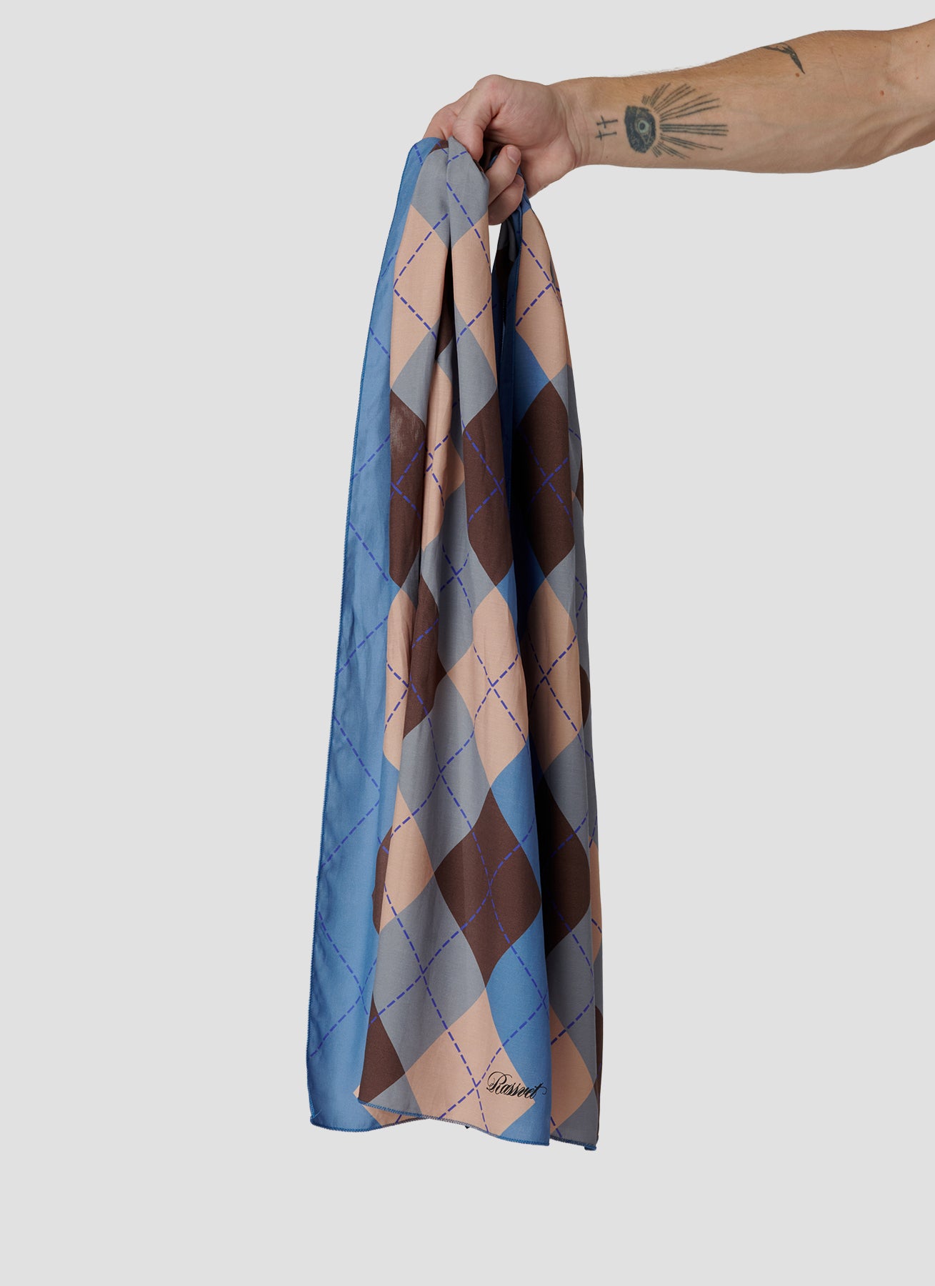 PACC18K015 ~ SPRING SILK SCARF - MULTI
