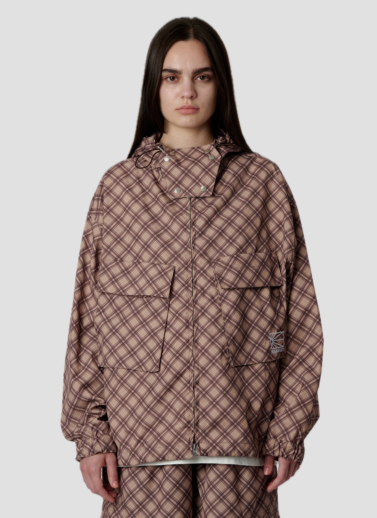 PACC18J006 ~ TARTAN WINDBREAKER – BROWN