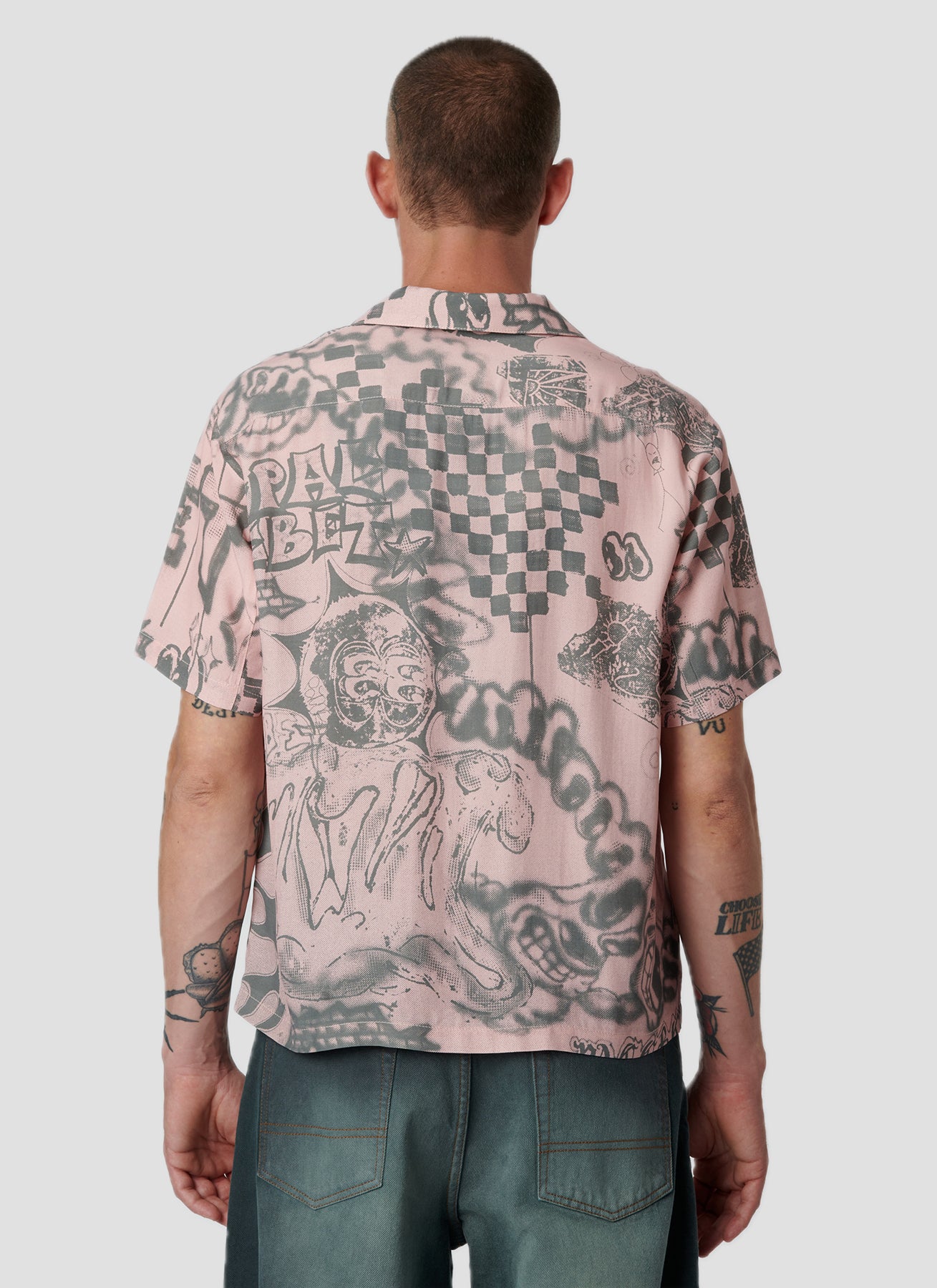 PACC18B002 ~ SPRAY SS SHIRT - PINK