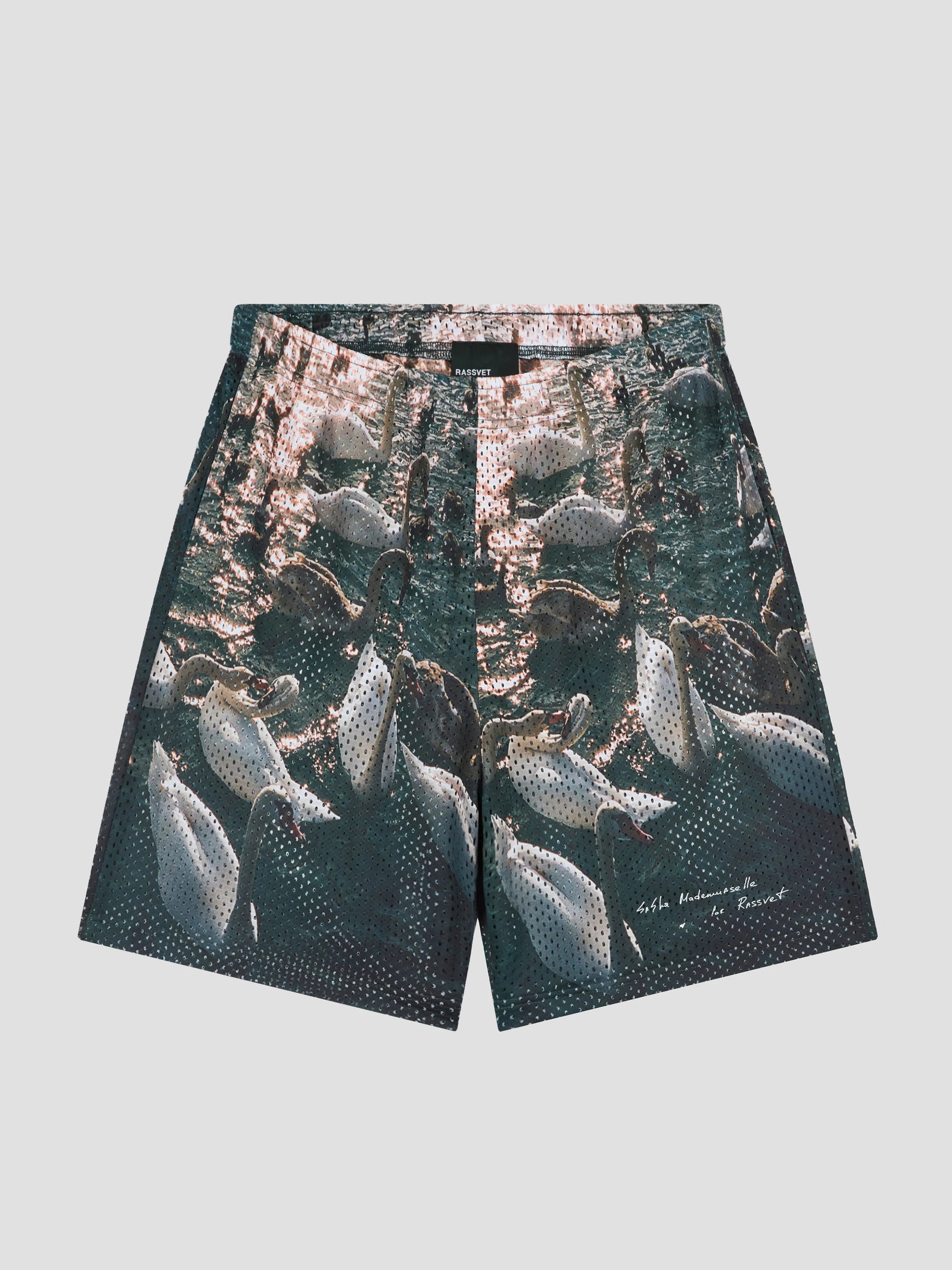 PACC18P008 ~ SWAN MESH SHORTS – PRINT