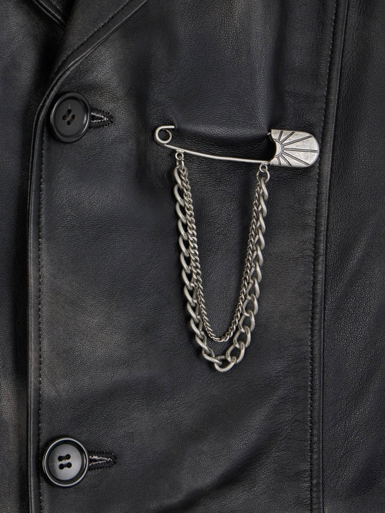PACC18K011 ~ LOGO BROOCH - ANTIQUE SILVER