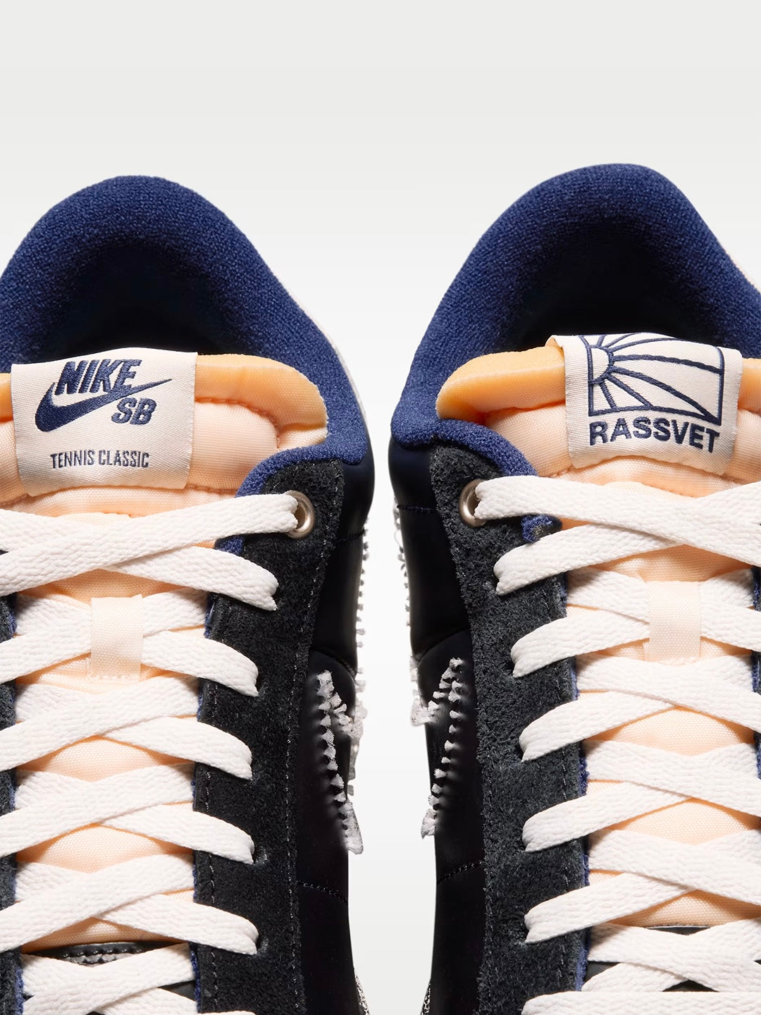 NIRW26K101-1 ~ Nike SB Zoom Tennis Classic x Rassvet BLUE VOID SAIL