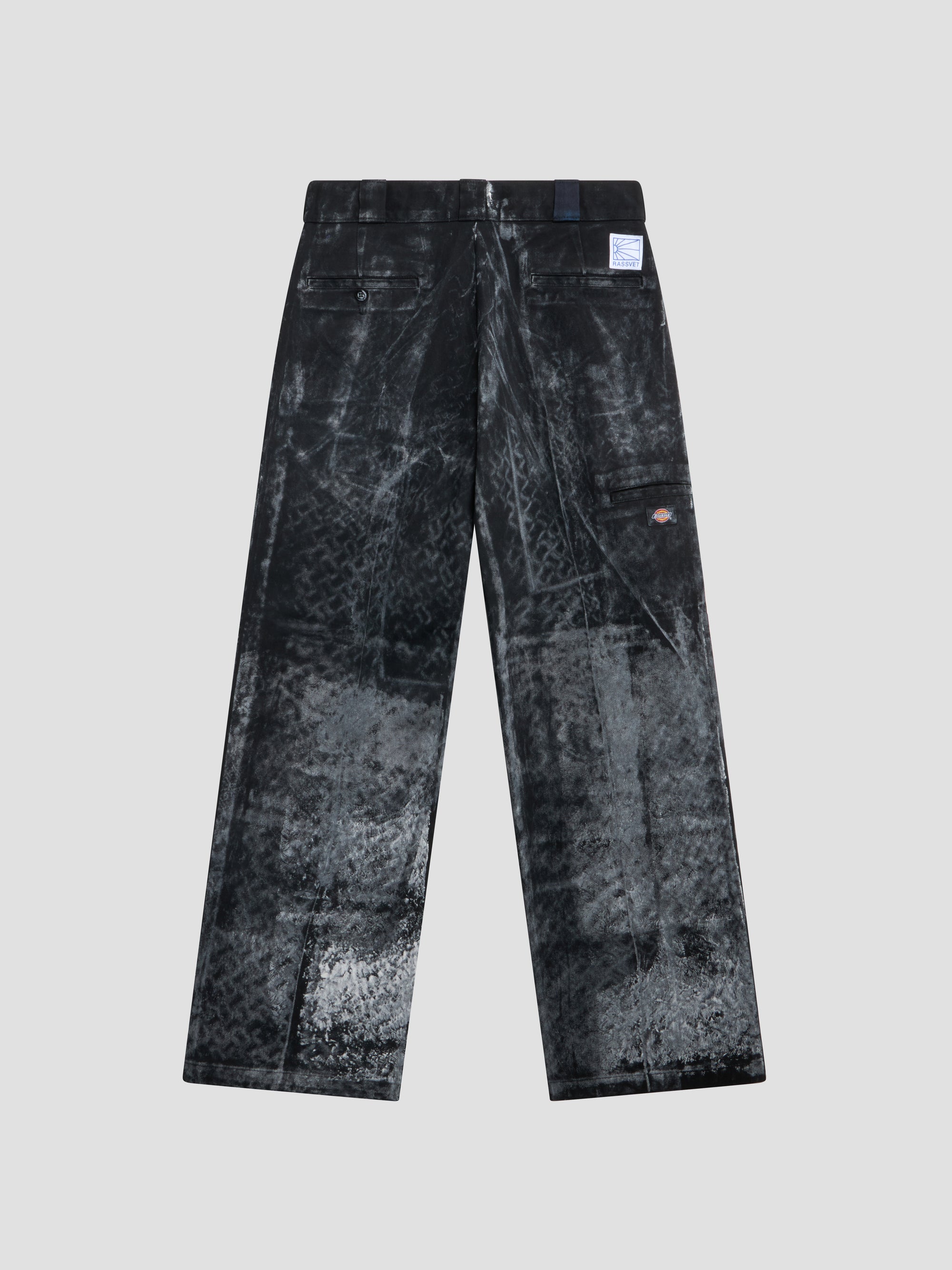 PACC18P501 ~ RASSVET X DICKIES LOOSE FIT DOUBLE KNEE WORK PANT - BLACK