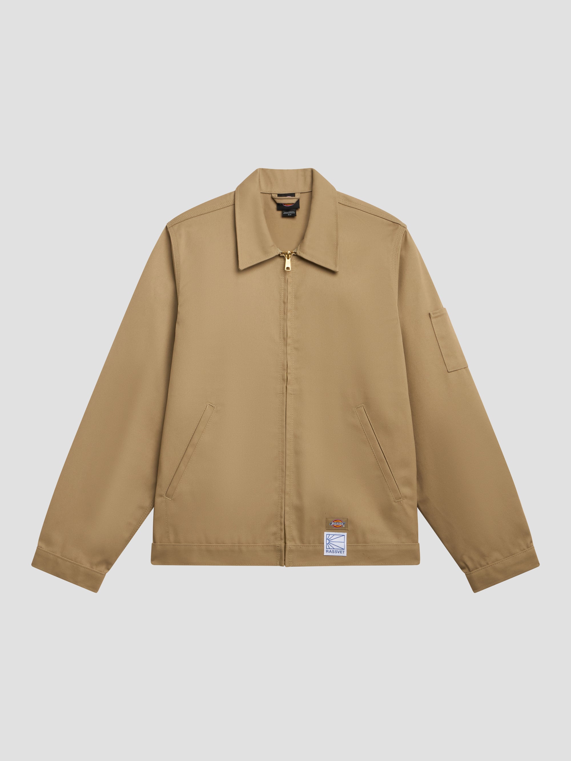 PACC18J502 ~ RASSVET X DICKIES UNLINED EISENHOWER JACKET - KHAKI