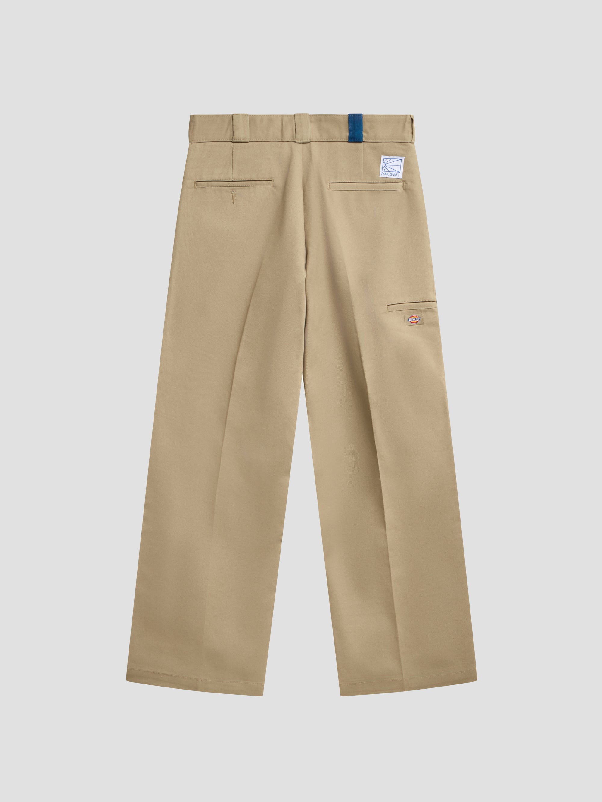 PACC18P502 ~ RASSVET X DICKIES LOOSE FIT DOUBLE KNEE WORK PANT - KHAKI