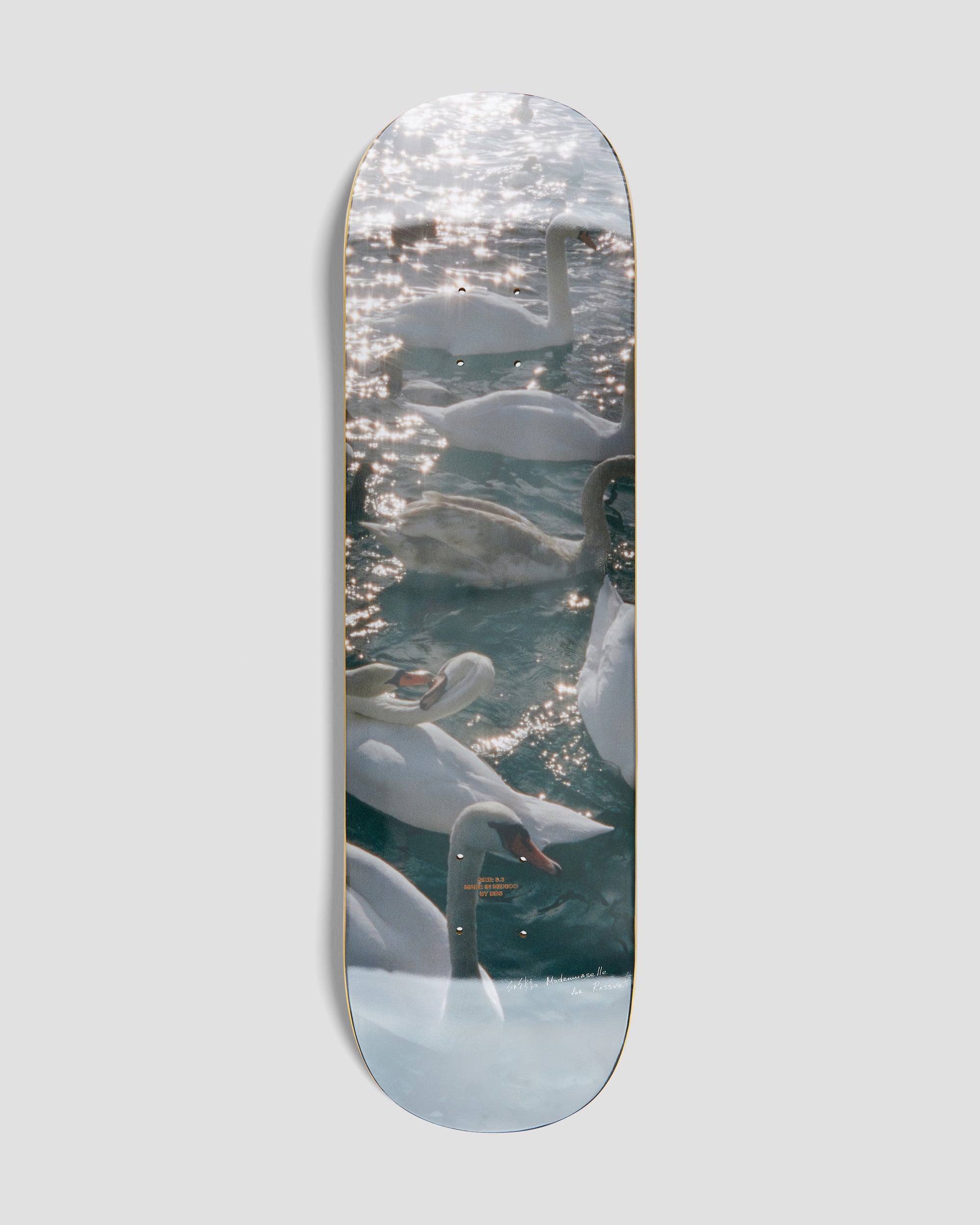 PACC18SK04 ~ VAL BAUER X SASHA MADEMUASELLE SWAN DECK - 8.375