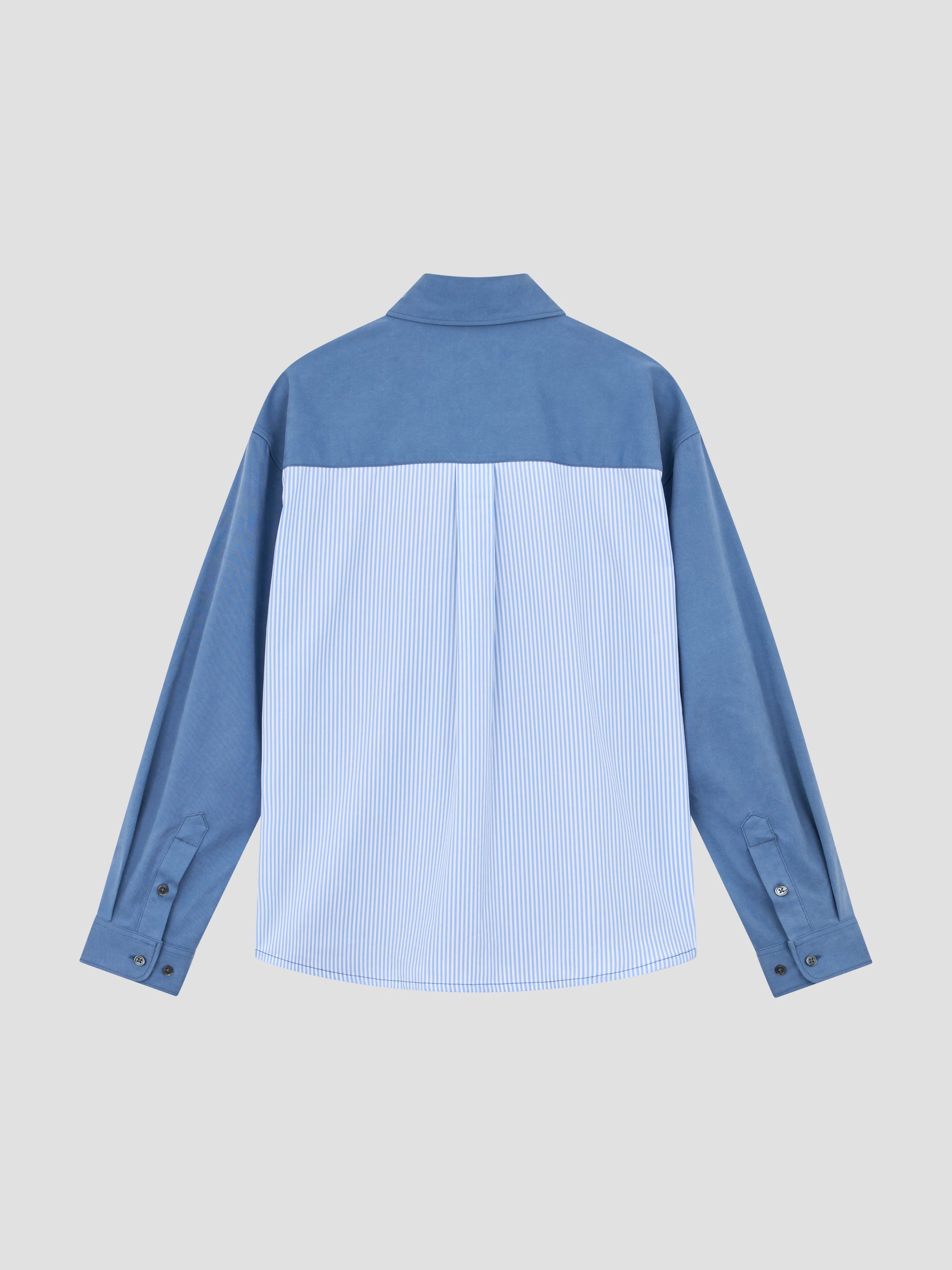 PACC17B012 ~ COMBO PLAID LS OFFICE SHIRT - BLUE / MULTI