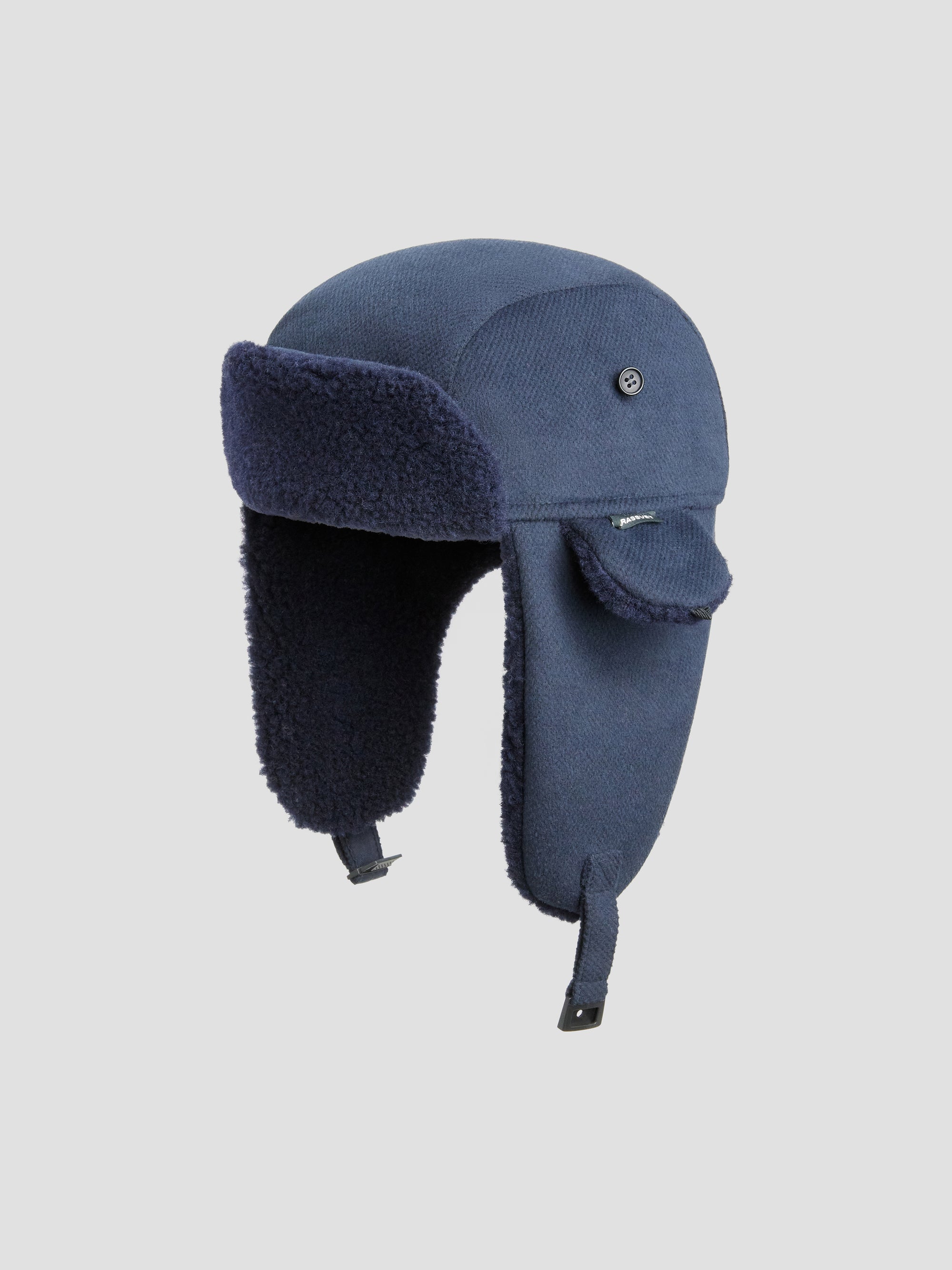 PACC17K004 ~ WAXED TRAPPER HAT - NAVY