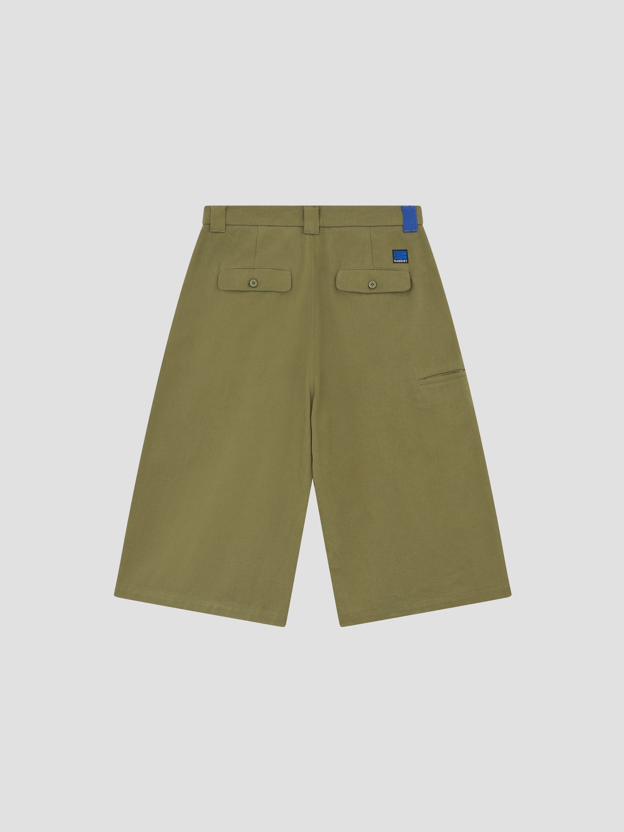 PACC17P007 ~ TWILL THREE QUARTER PANT – OLD GREEN