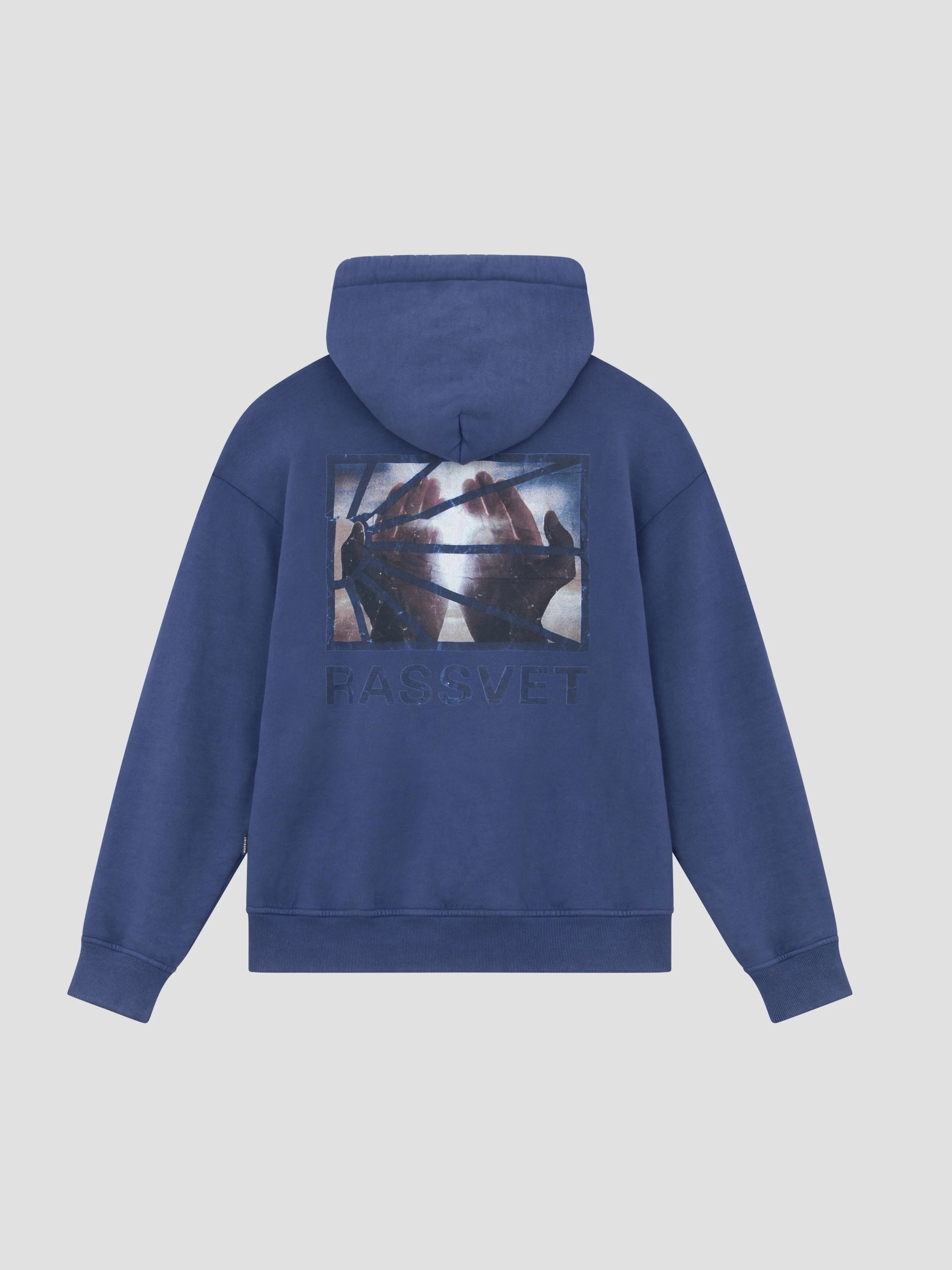 PACC17T021 ~ HANDS LOGO HOODIE - NAVY