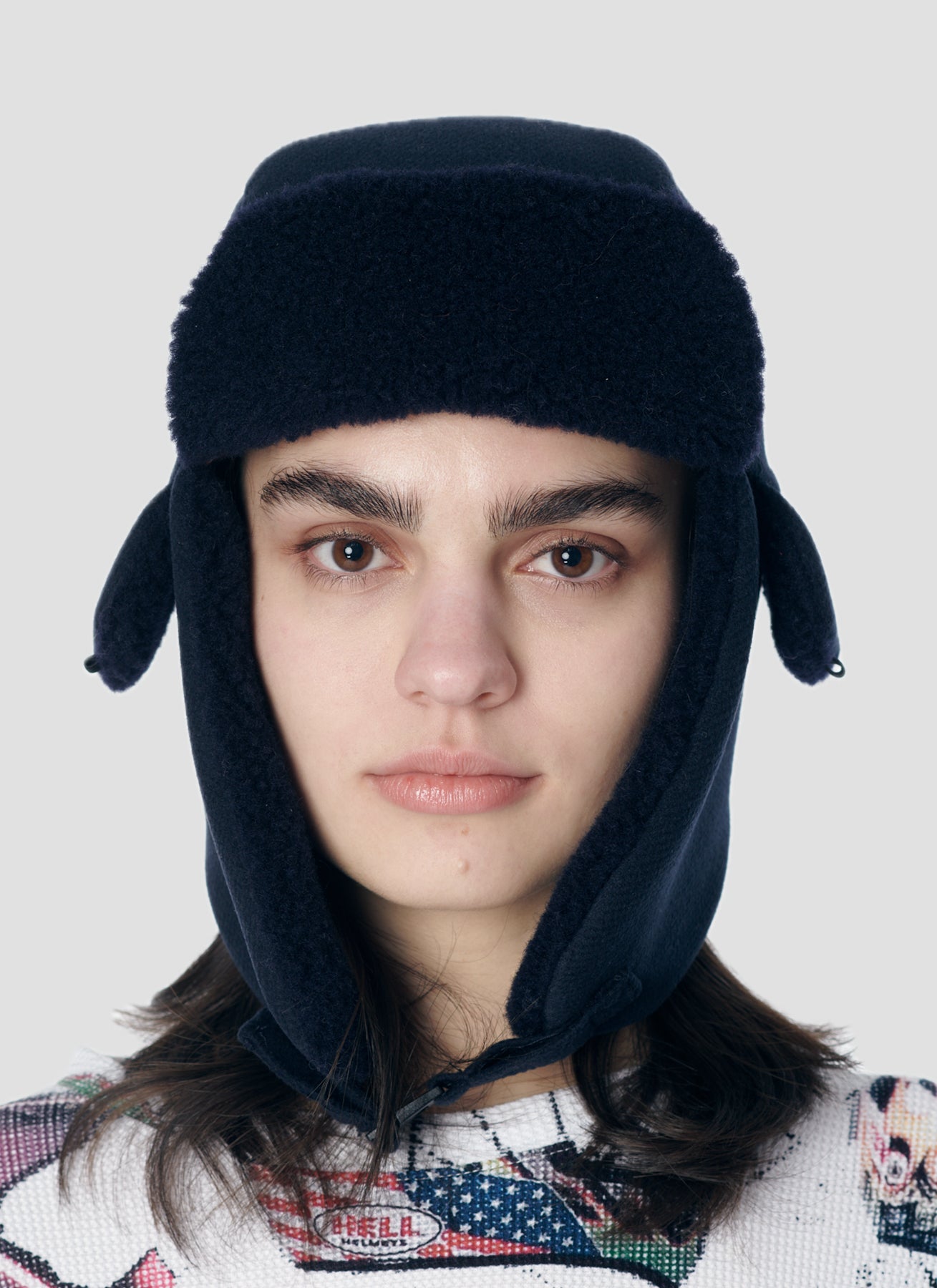 PACC17K004 ~ WAXED TRAPPER HAT - NAVY