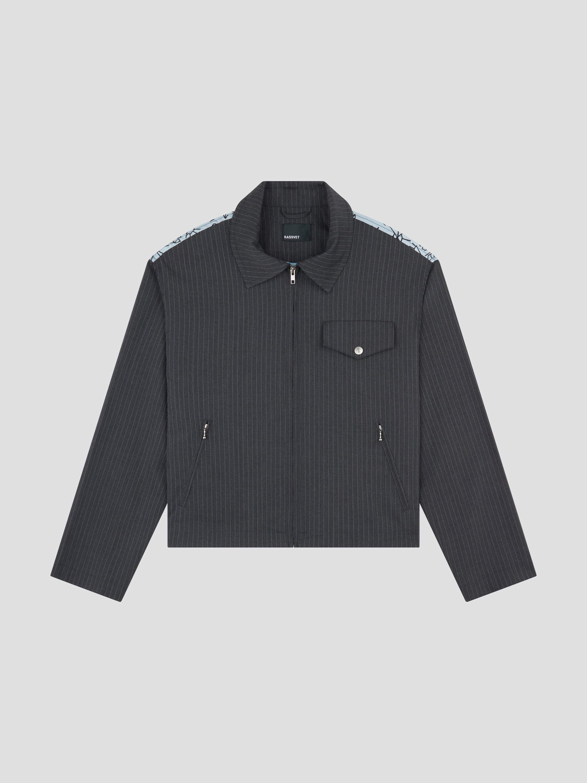 PACC18J004 ~ WORK JACKET - PIN STRIPE