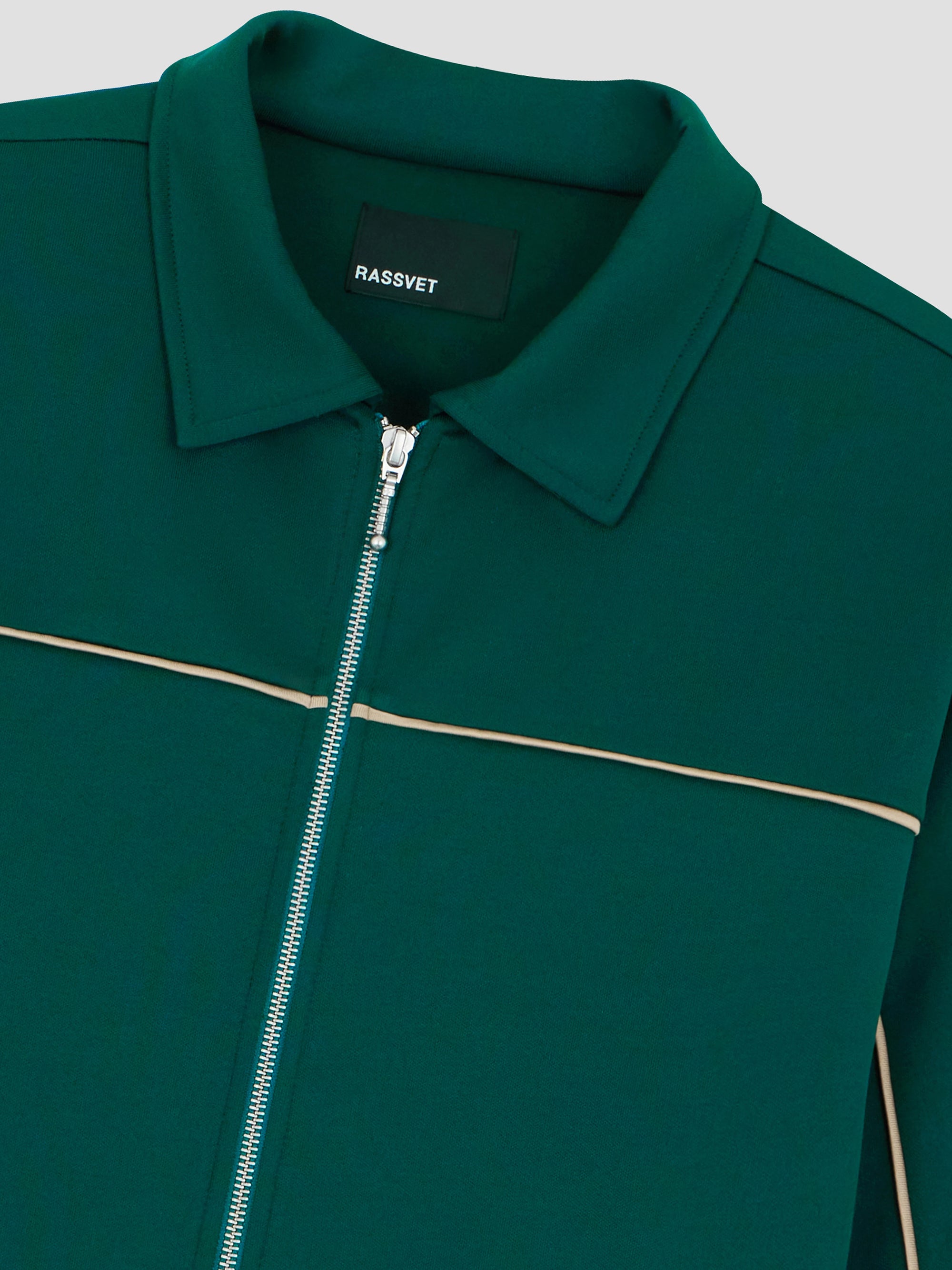 PACC18J007 ~ GREEN-MEN TRACKSUIT TOP WOVEN