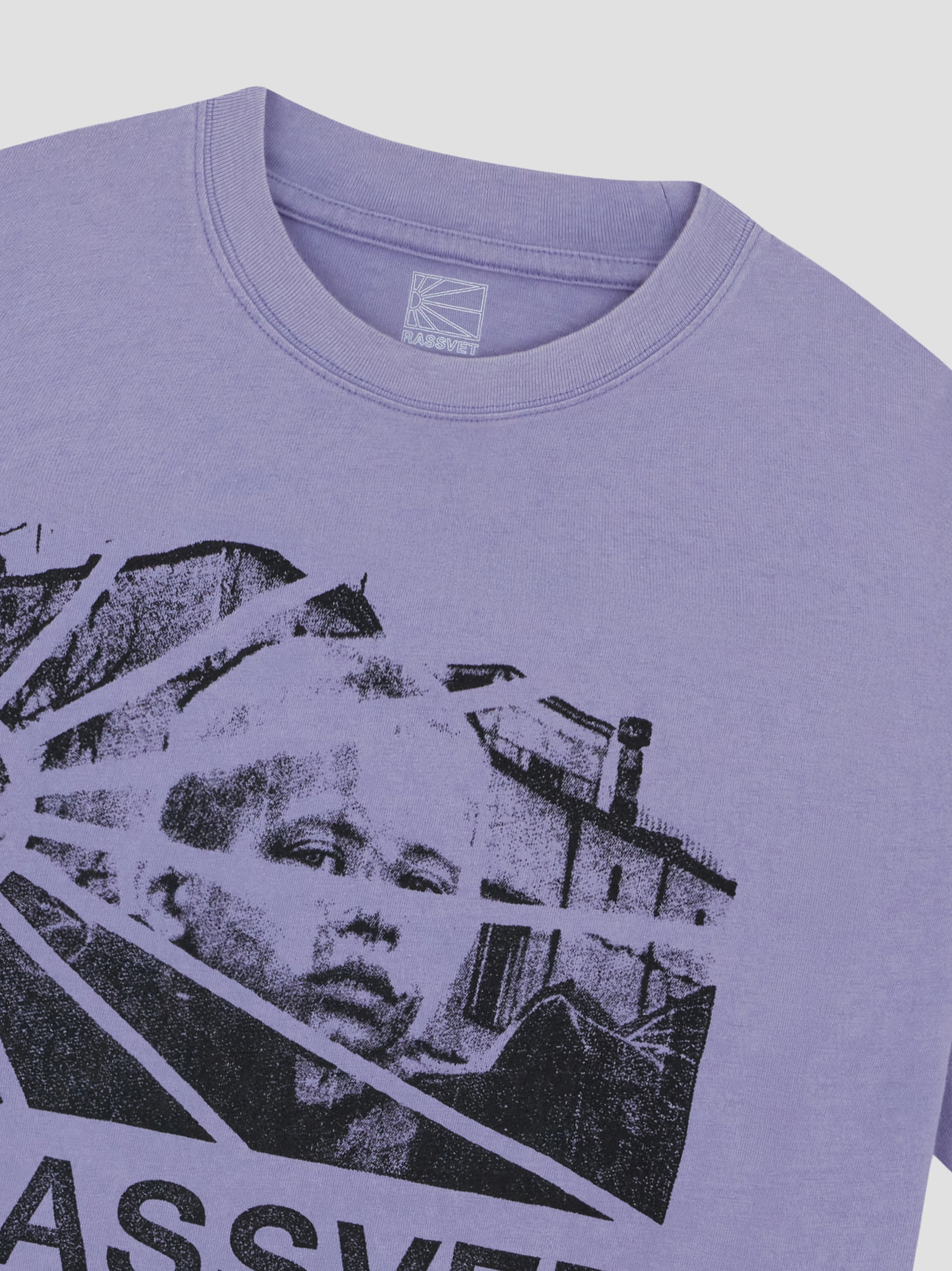 PACC18T001 ~ HERITAGE LOGO TEE – LILAC
