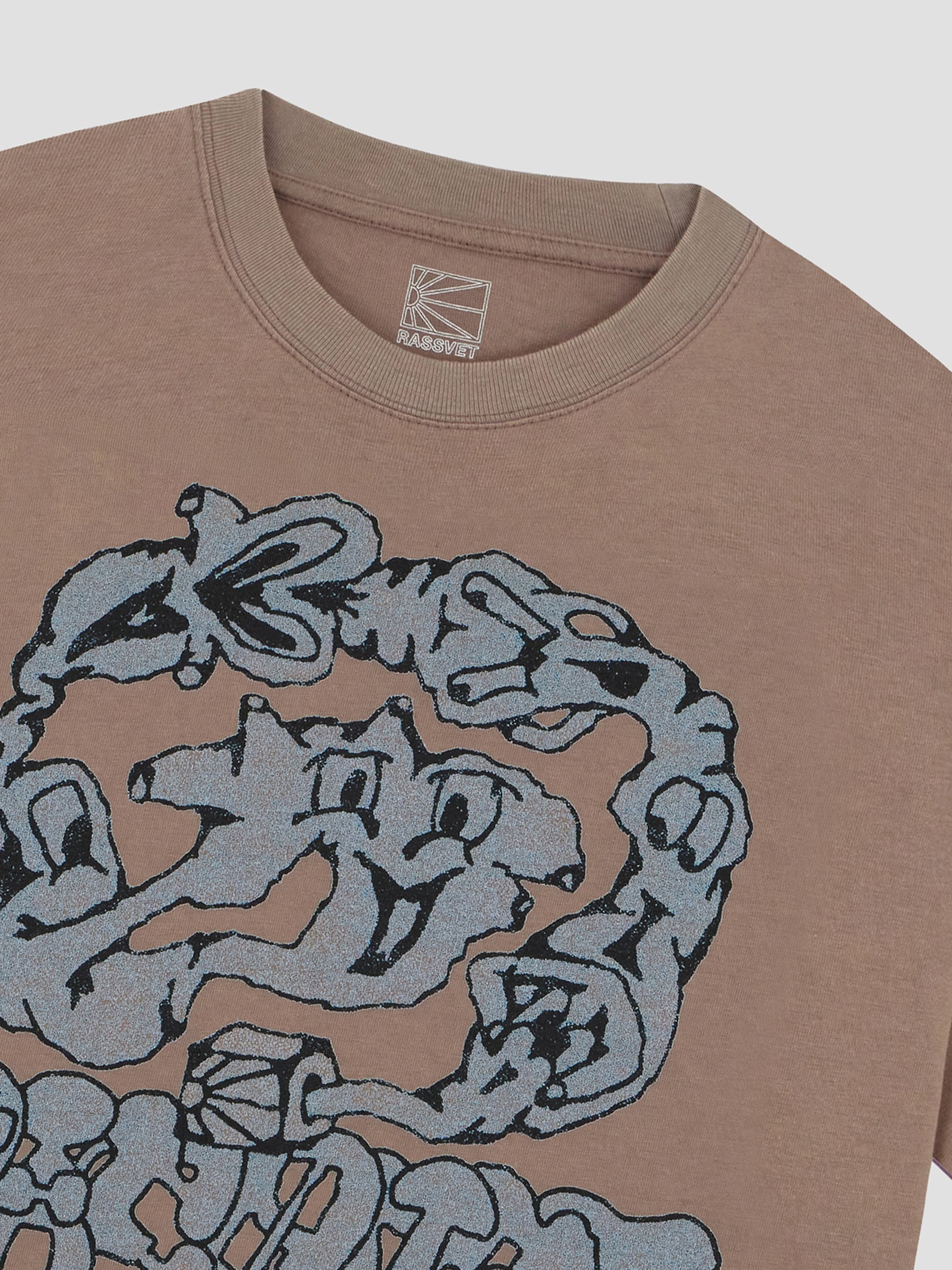 PACC18T002 ~ SMOKE TEE - BROWN