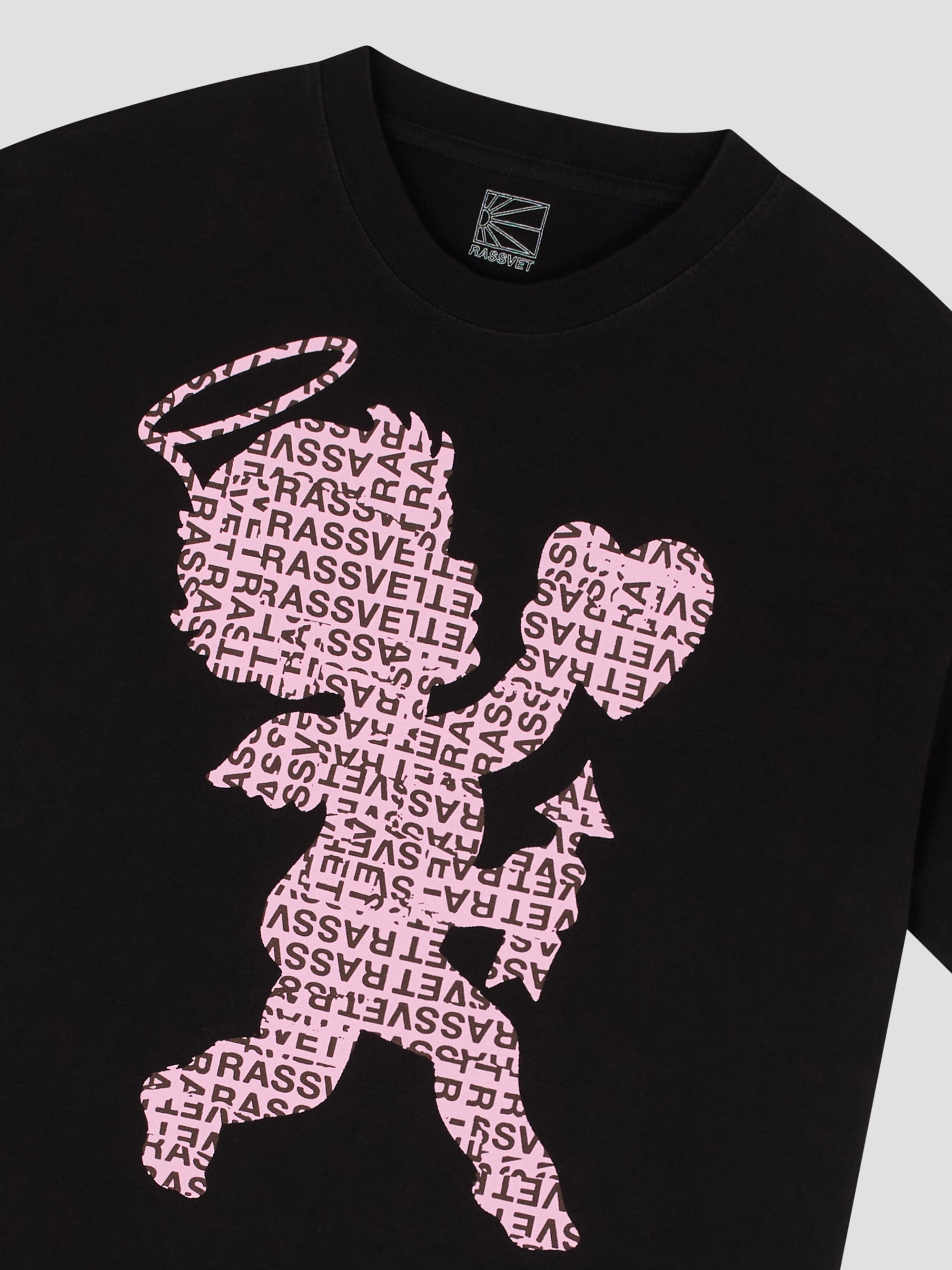 PACC18T006 ~ CUPID TEE - BLACK